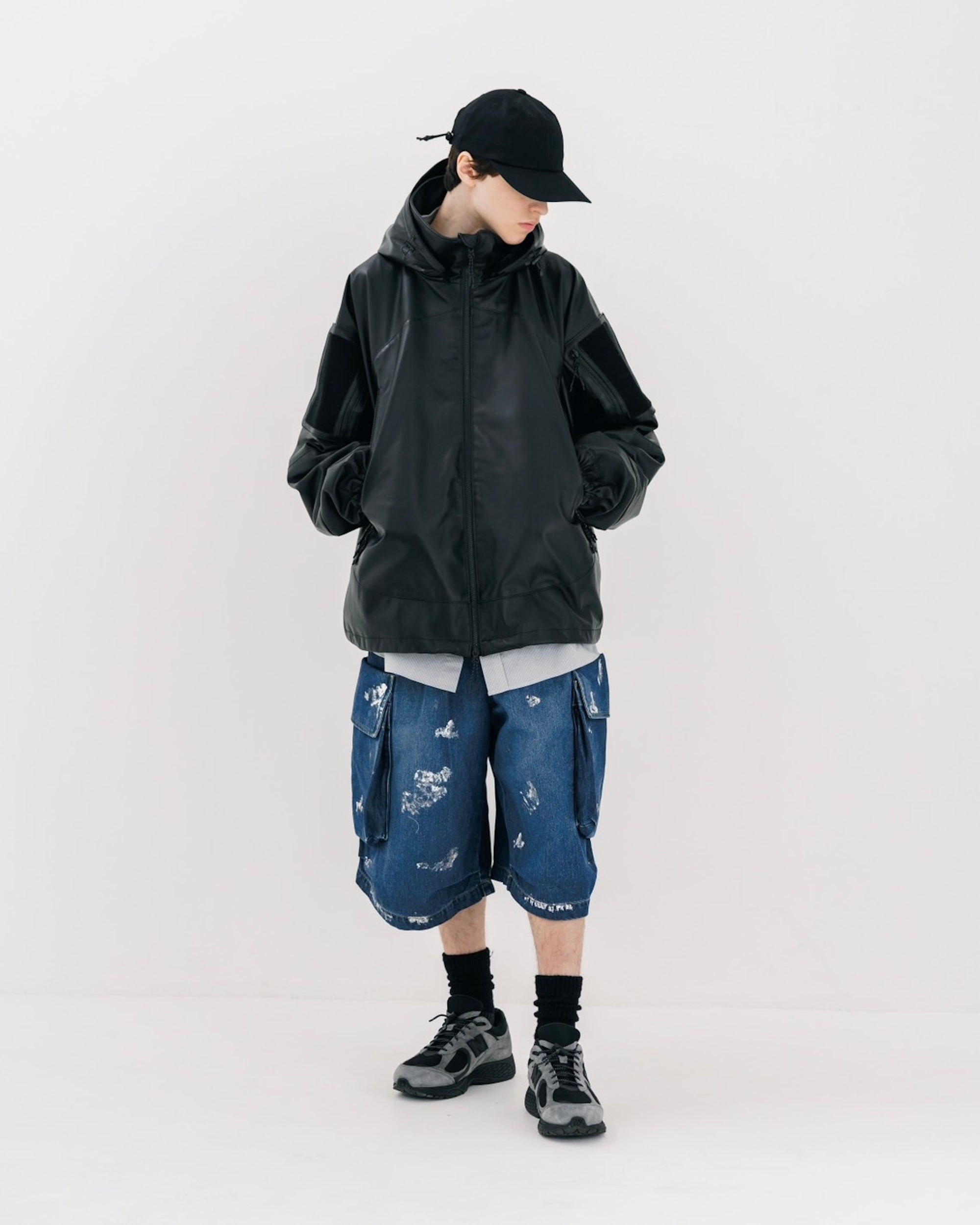 +phenix WINDSTOPPER® by GORE-TEX LABS LEATHER CITY MILITARY JACKET