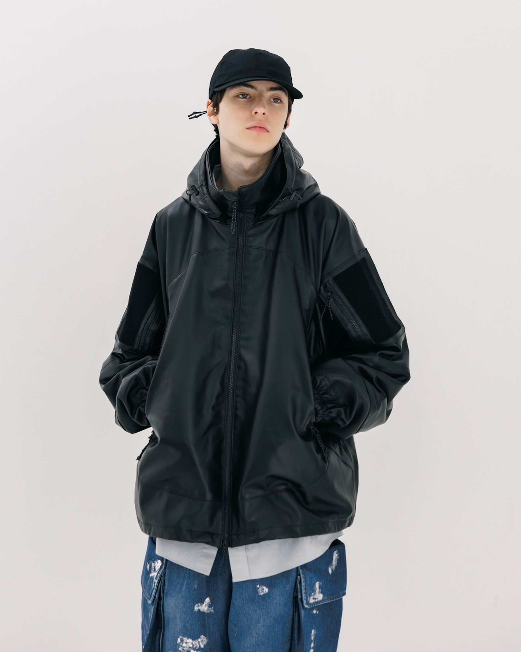 +phenix WINDSTOPPER® by GORE-TEX LABS LEATHER CITY MILITARY JACKET