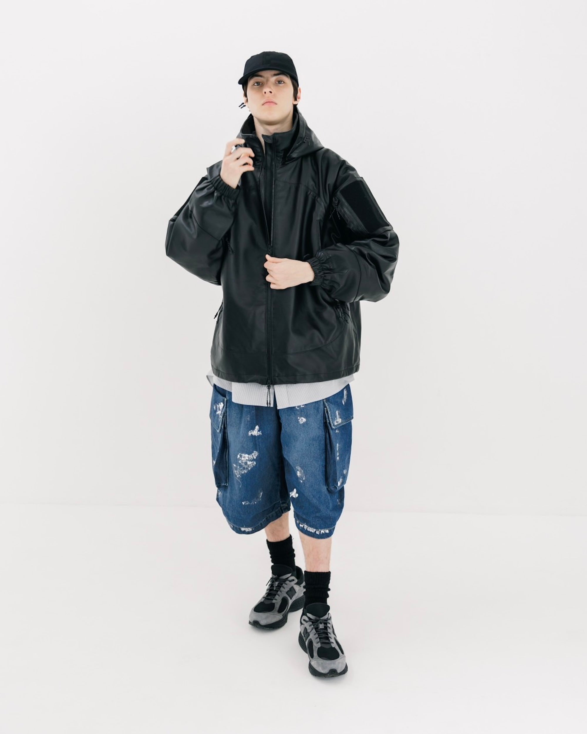 +phenix WINDSTOPPER® by GORE-TEX LABS LEATHER CITY MILITARY JACKET