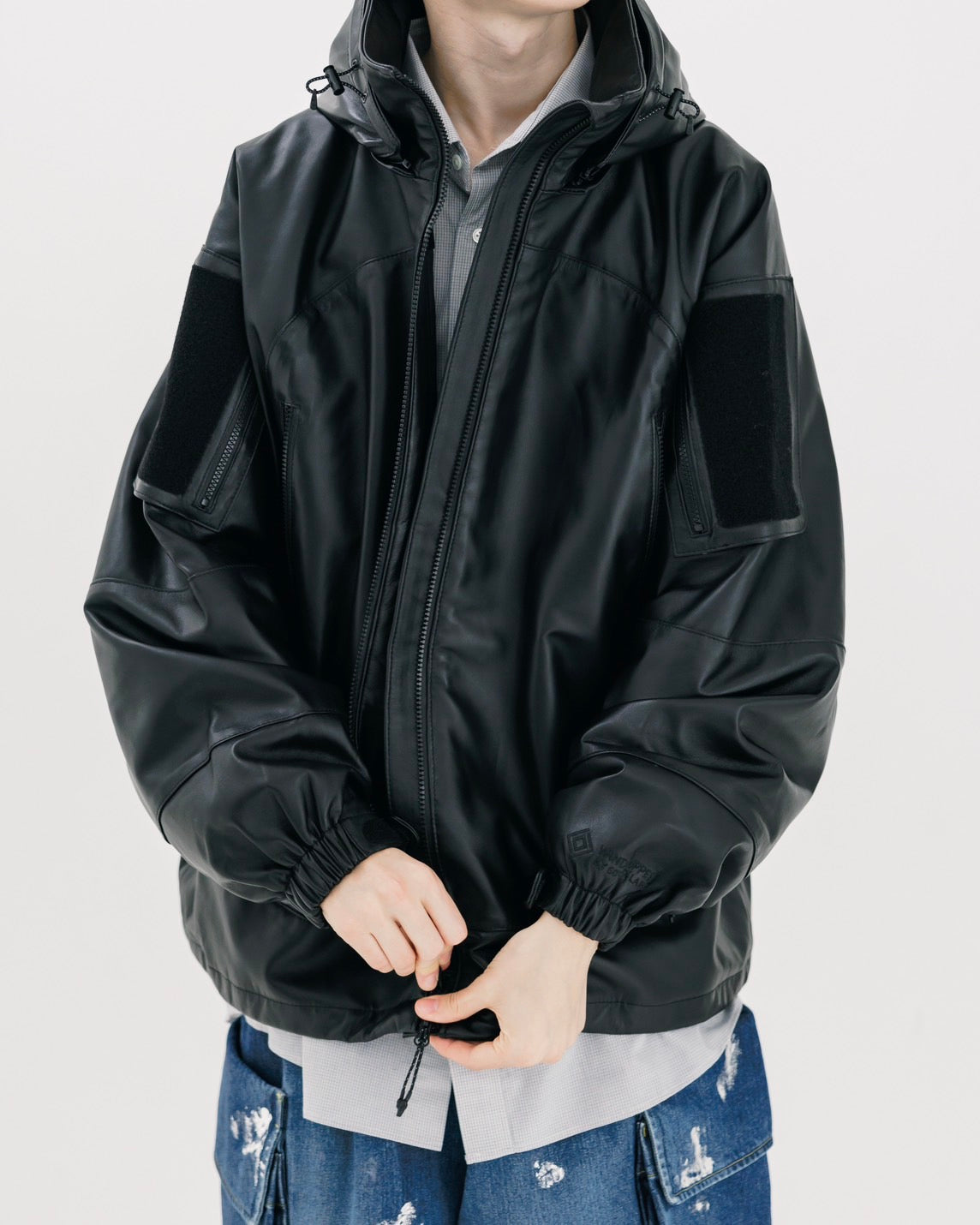 +phenix WINDSTOPPER® by GORE-TEX LABS LEATHER CITY MILITARY JACKET