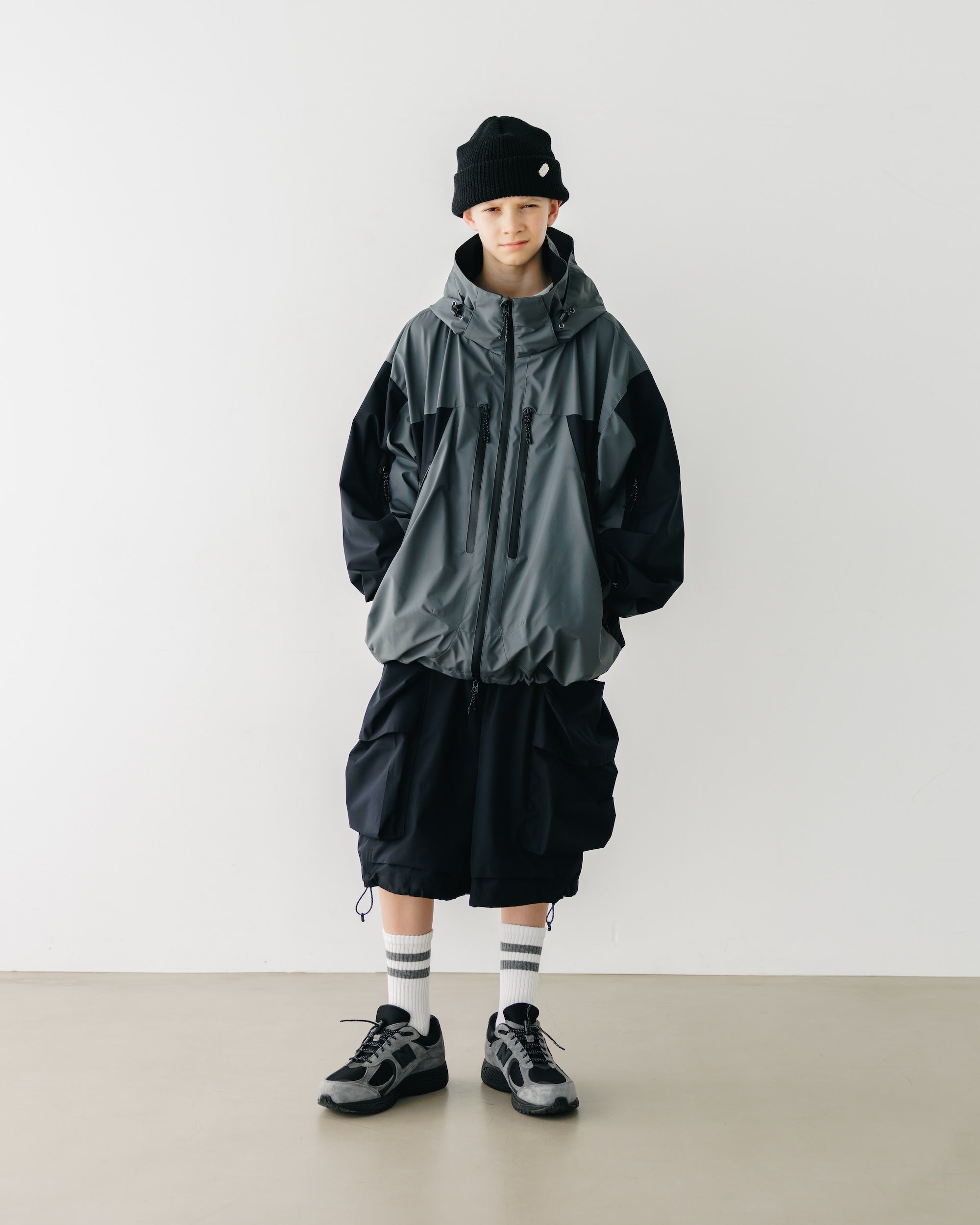 【9.3 WED 20:00- IN STOCK】+phenix WINDSTOPPER® by GORE-TEX LABS CITY MOUNTAIN PARKA (GRAPHAITE GRAY×BLACK)