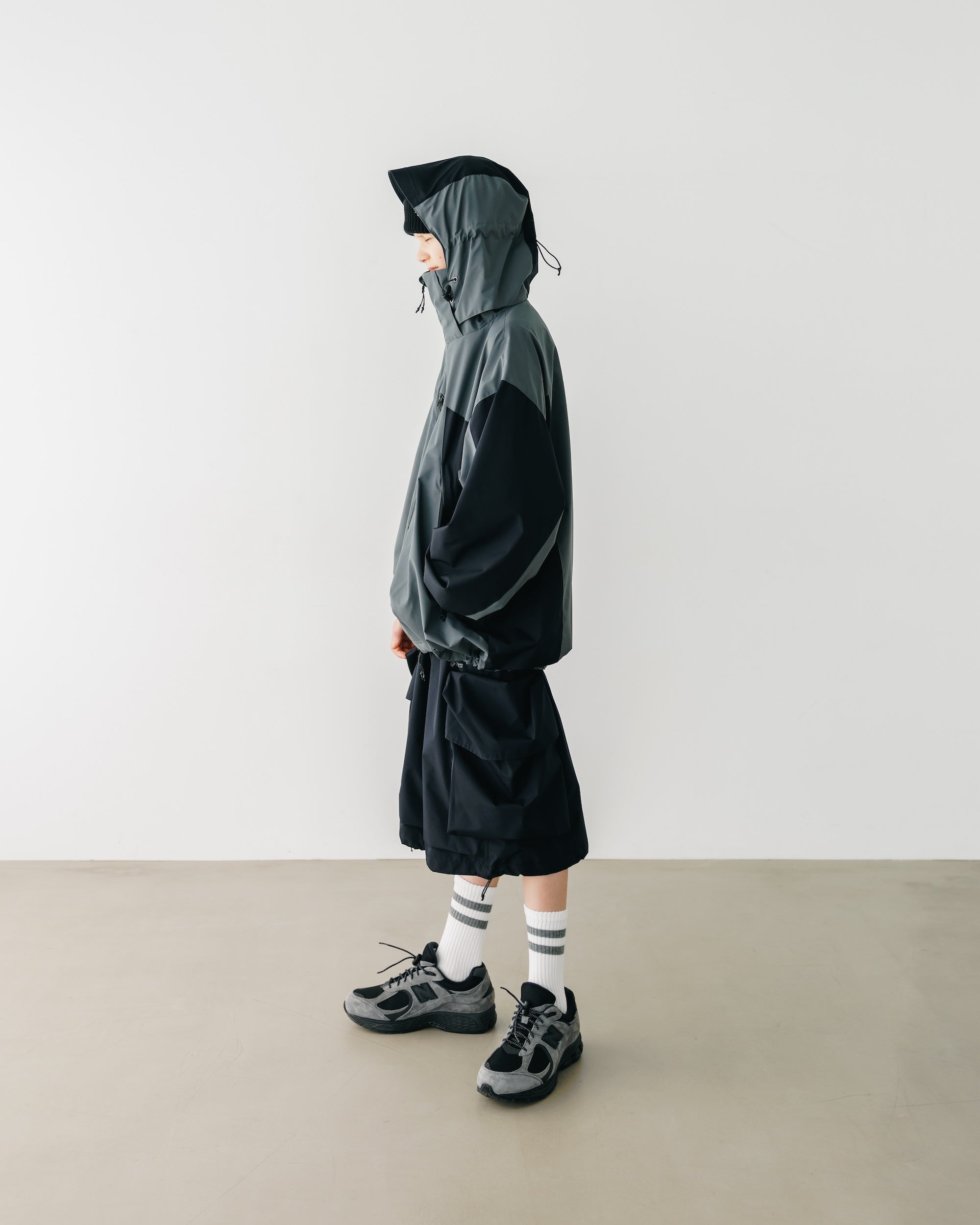 【9.3 WED 20:00- IN STOCK】+phenix WINDSTOPPER® by GORE-TEX LABS CITY MOUNTAIN PARKA (GRAPHAITE GRAY×BLACK)