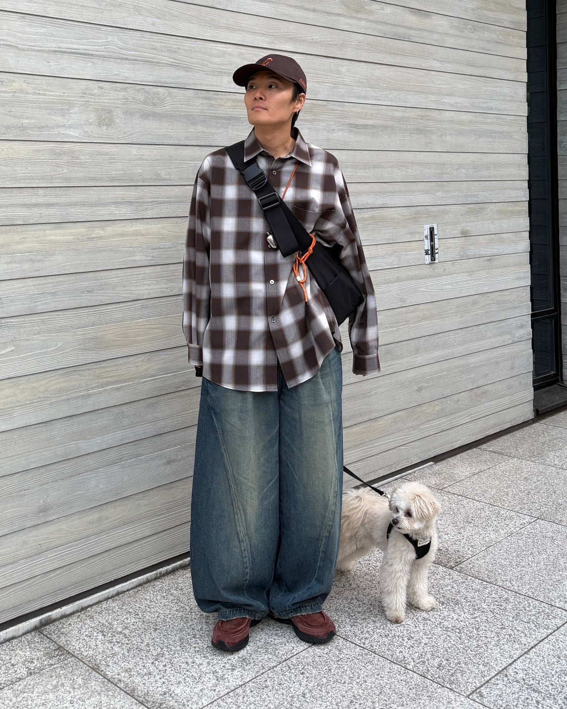 VINTAGE DYED SELVEDGE DENIM MASSIVE TWISTED PANTS (VINTAGE INDIGO)