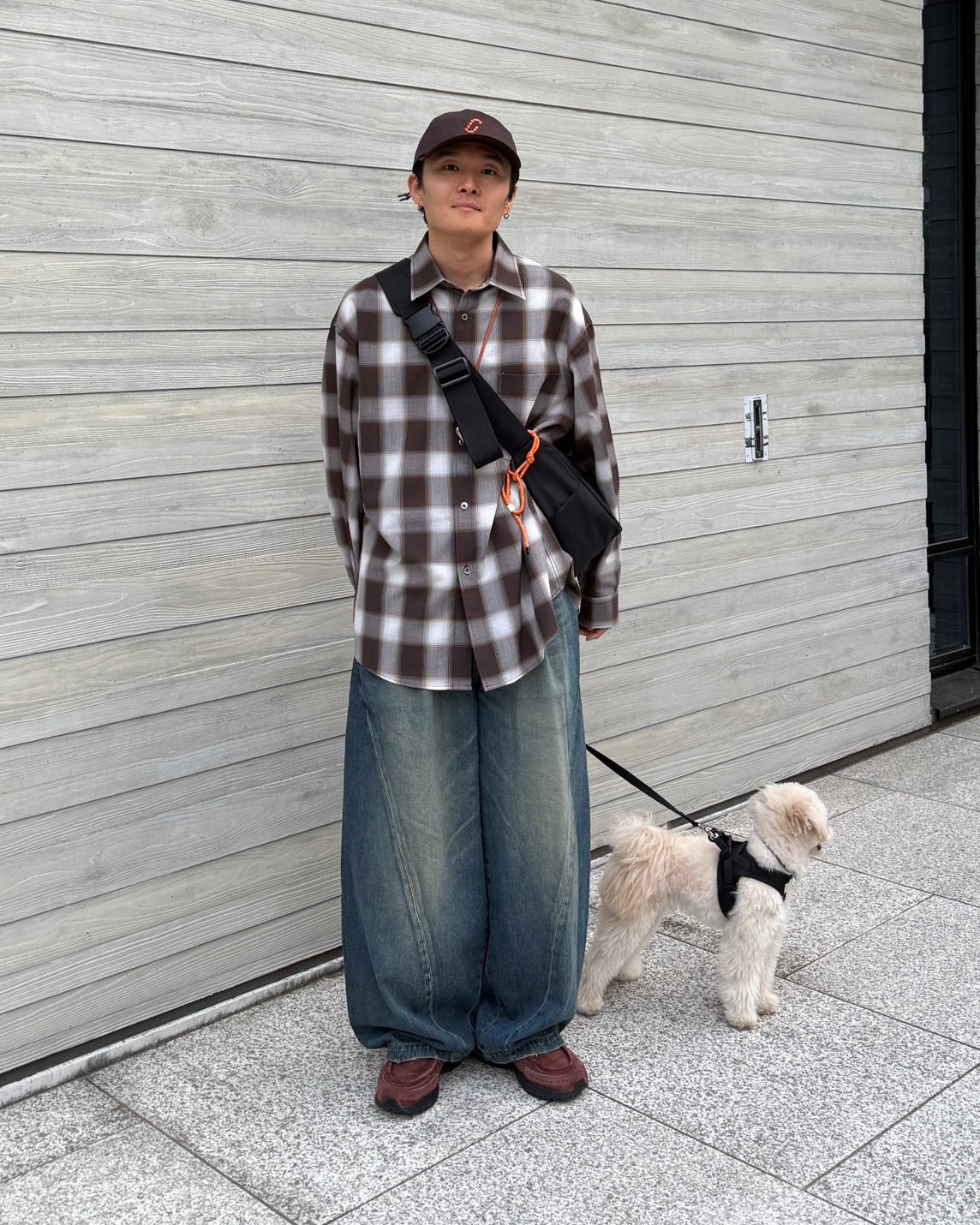 VINTAGE DYED SELVEDGE DENIM MASSIVE TWISTED PANTS (VINTAGE INDIGO)