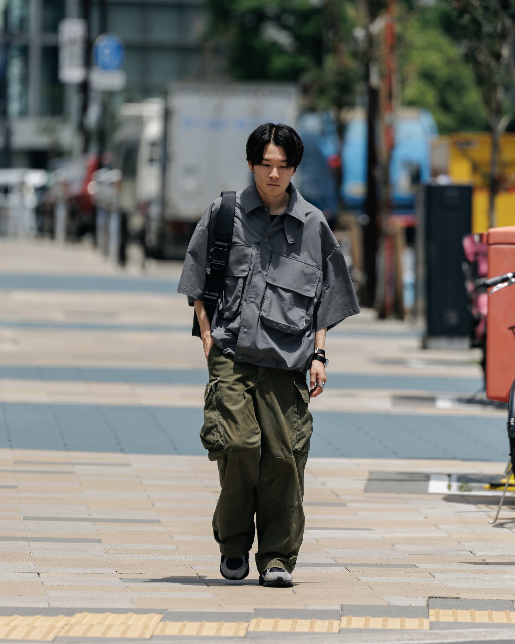 【6.18 WED 20:00- IN STOCK】VINTAGE EFFECT M47 PANTS (OLIVE)