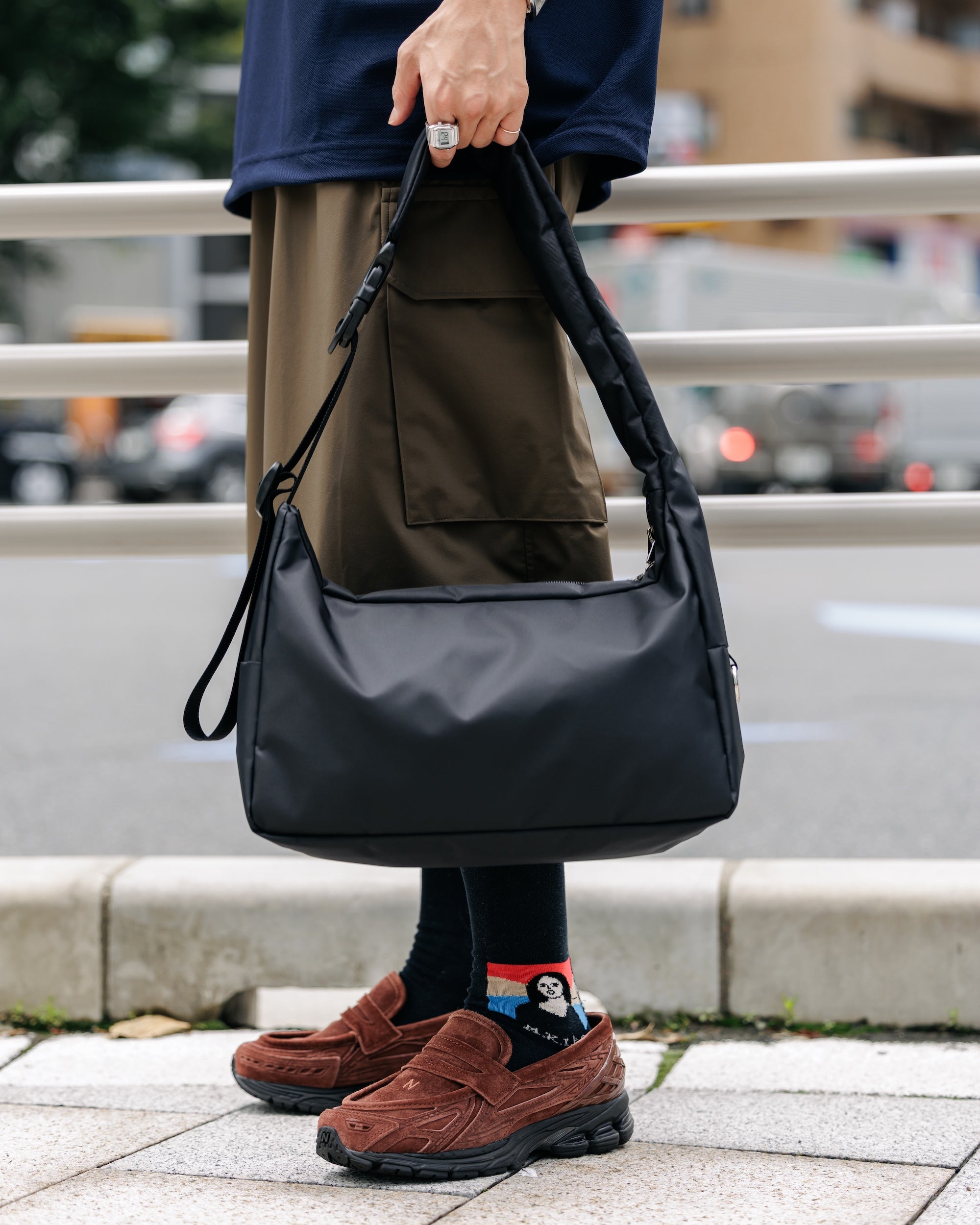 LEATHER HOLIDAY BAG