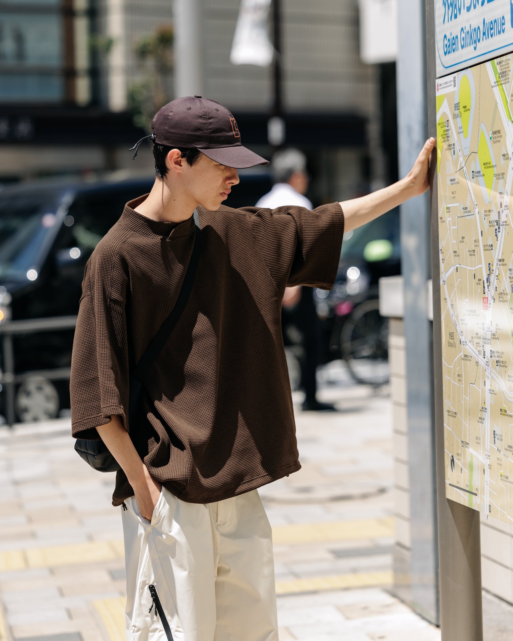 【7.9 WED 20:00- IN STOCK】CITY S/S LIGHT THERMAL PULLOVER (BROWN)