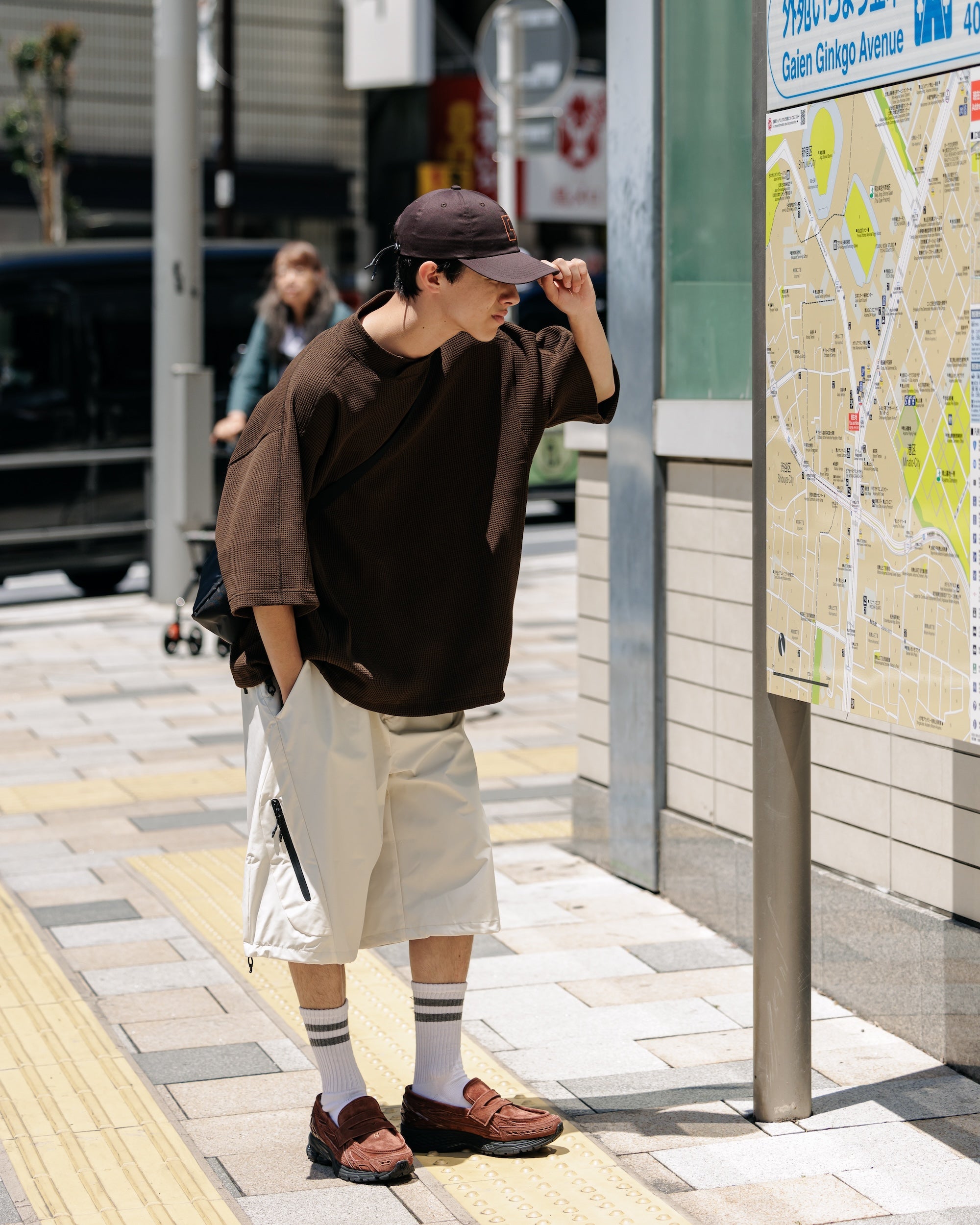【7.9 WED 20:00- IN STOCK】CITY S/S LIGHT THERMAL PULLOVER (BROWN)