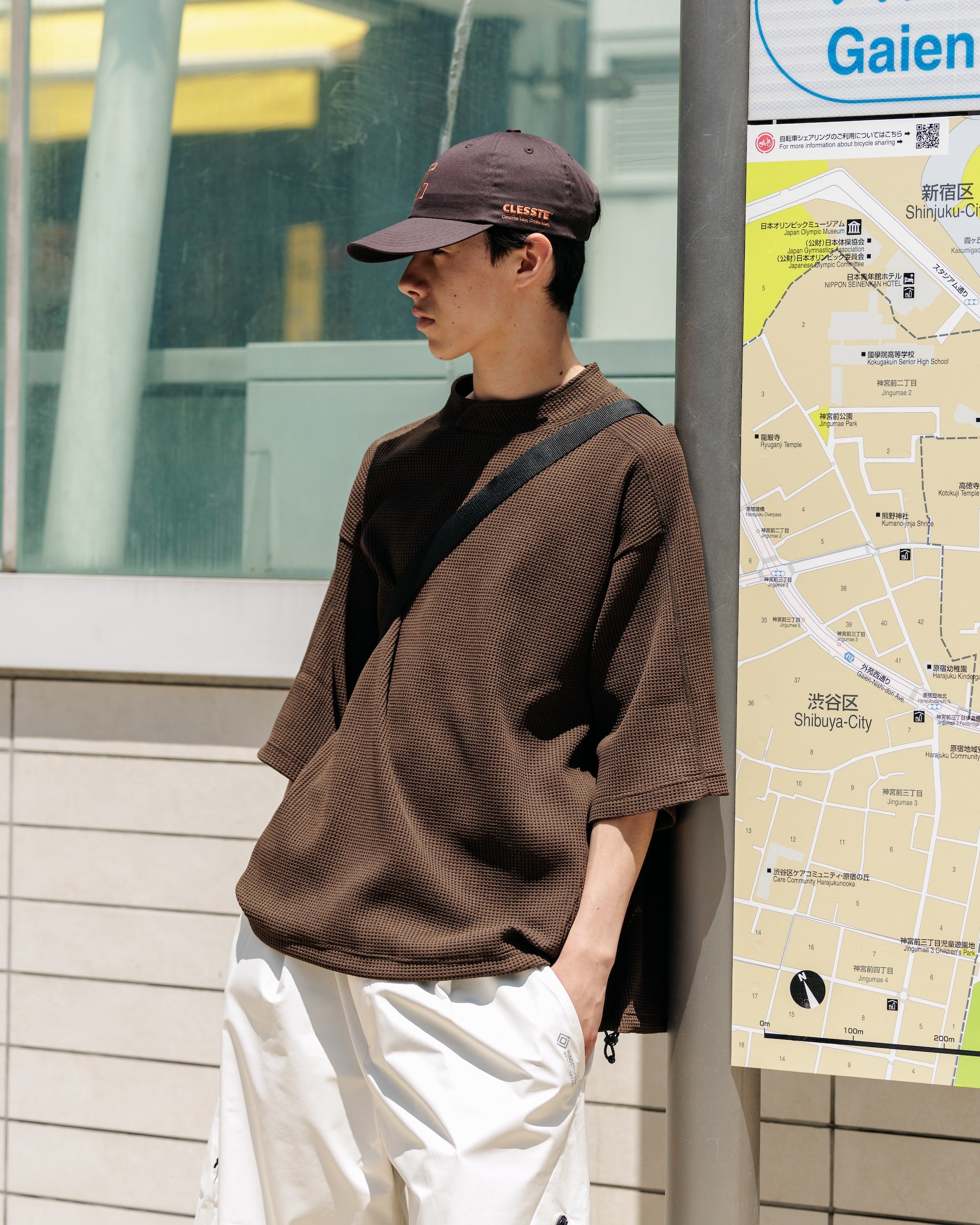 【7.9 WED 20:00- IN STOCK】CITY S/S LIGHT THERMAL PULLOVER (BROWN)