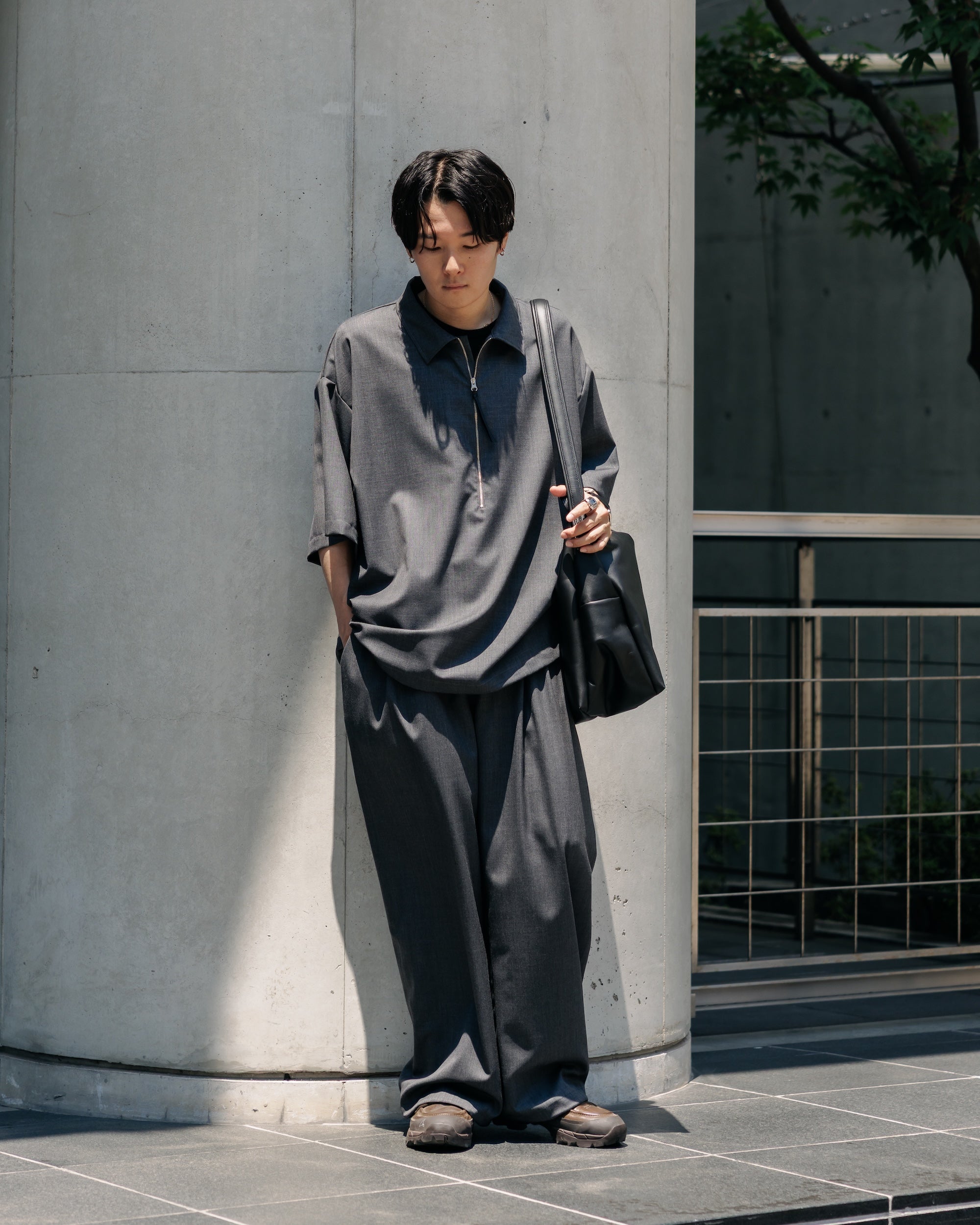 【10.12 SUN 20:00- IN STOCK】LEATHER NOMAD BAG