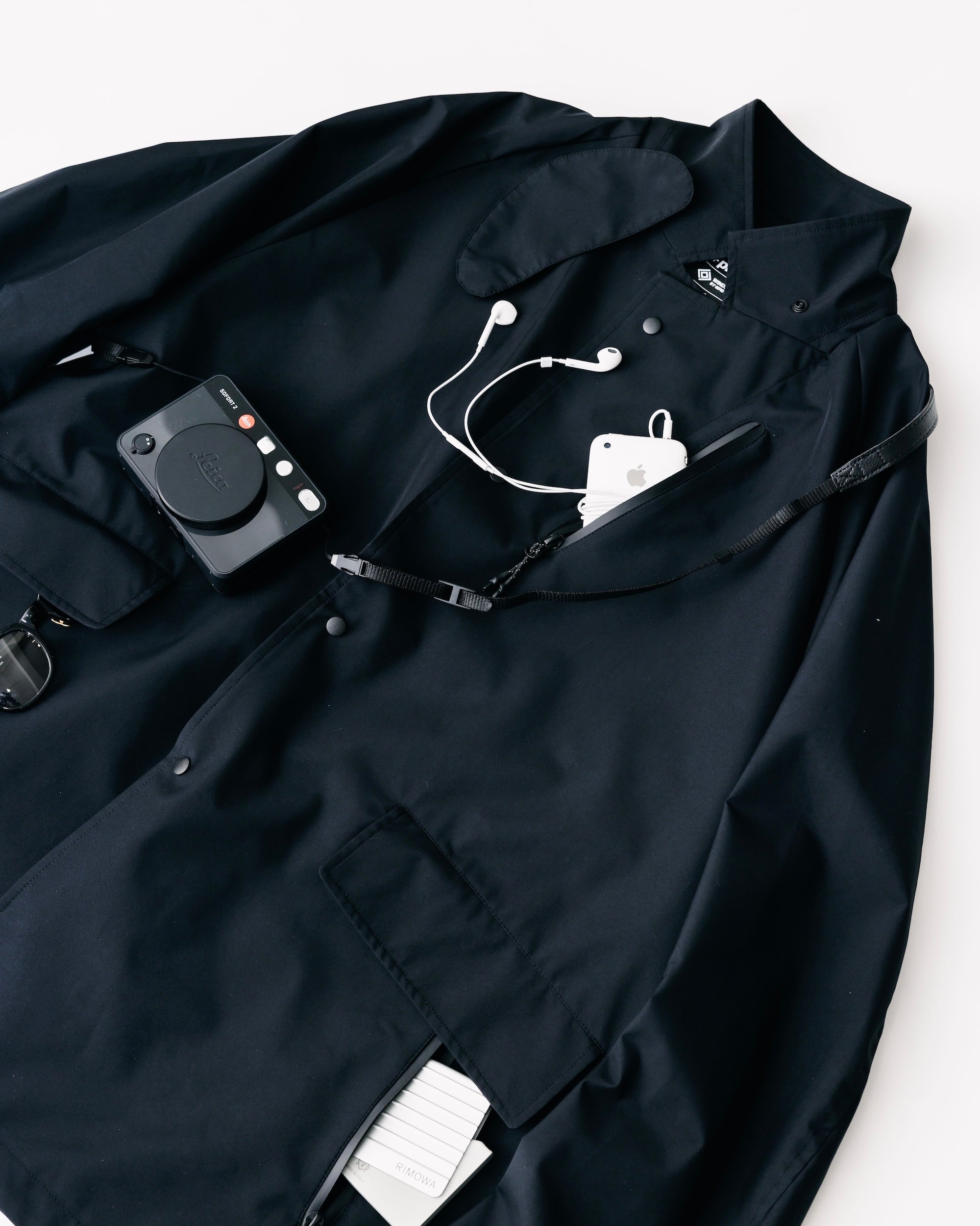 【9.3 WED 20:00- IN STOCK】+phenix WINDSTOPPER® by GORE-TEX LABS ACTIVE CITY STORAGE JACKET (BLACK)