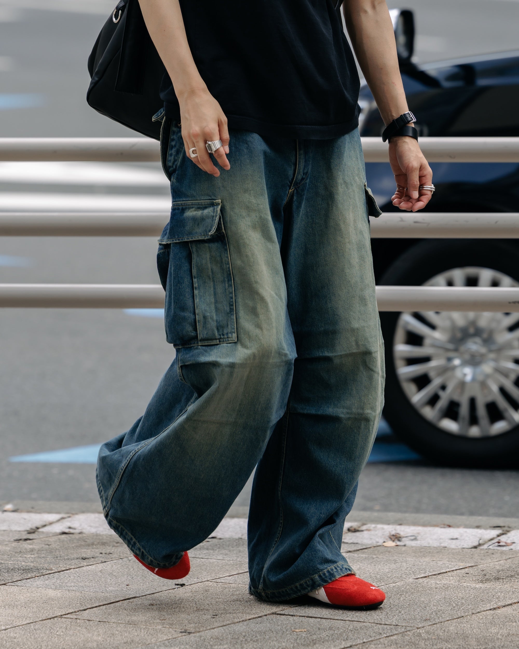 【9.13 SAT 20:00- IN STOCK】VINTAGE DYED SELVEDGE DENIM M-51 ARCTIC TROUSERS (VINTAGE INDIGO)