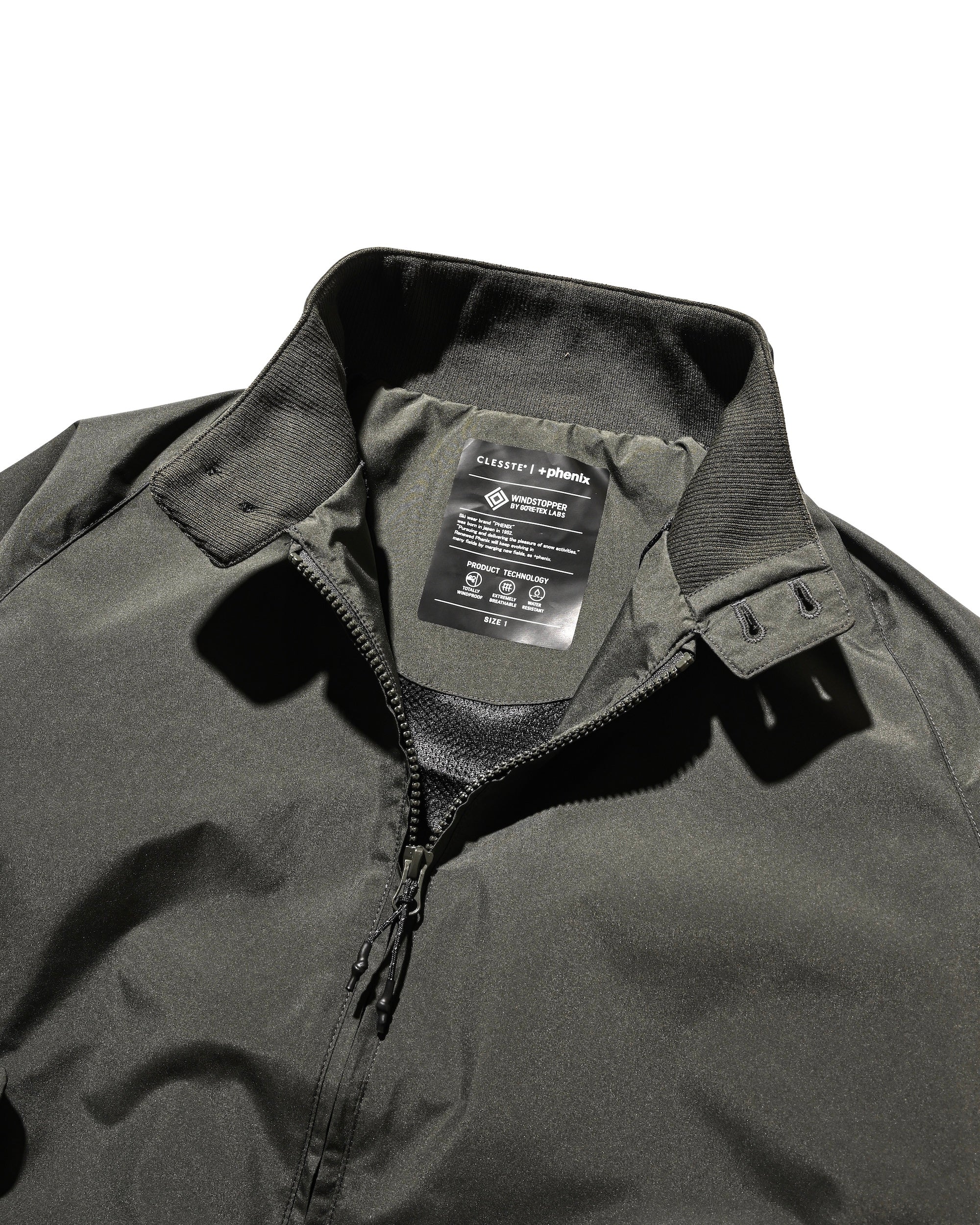 【10.29 WED 20:00- IN STOCK】+phenix WINDSTOPPER® by GORE-TEX LABS CITY HARRINGTON JACKET (ASPHALT GRAY)