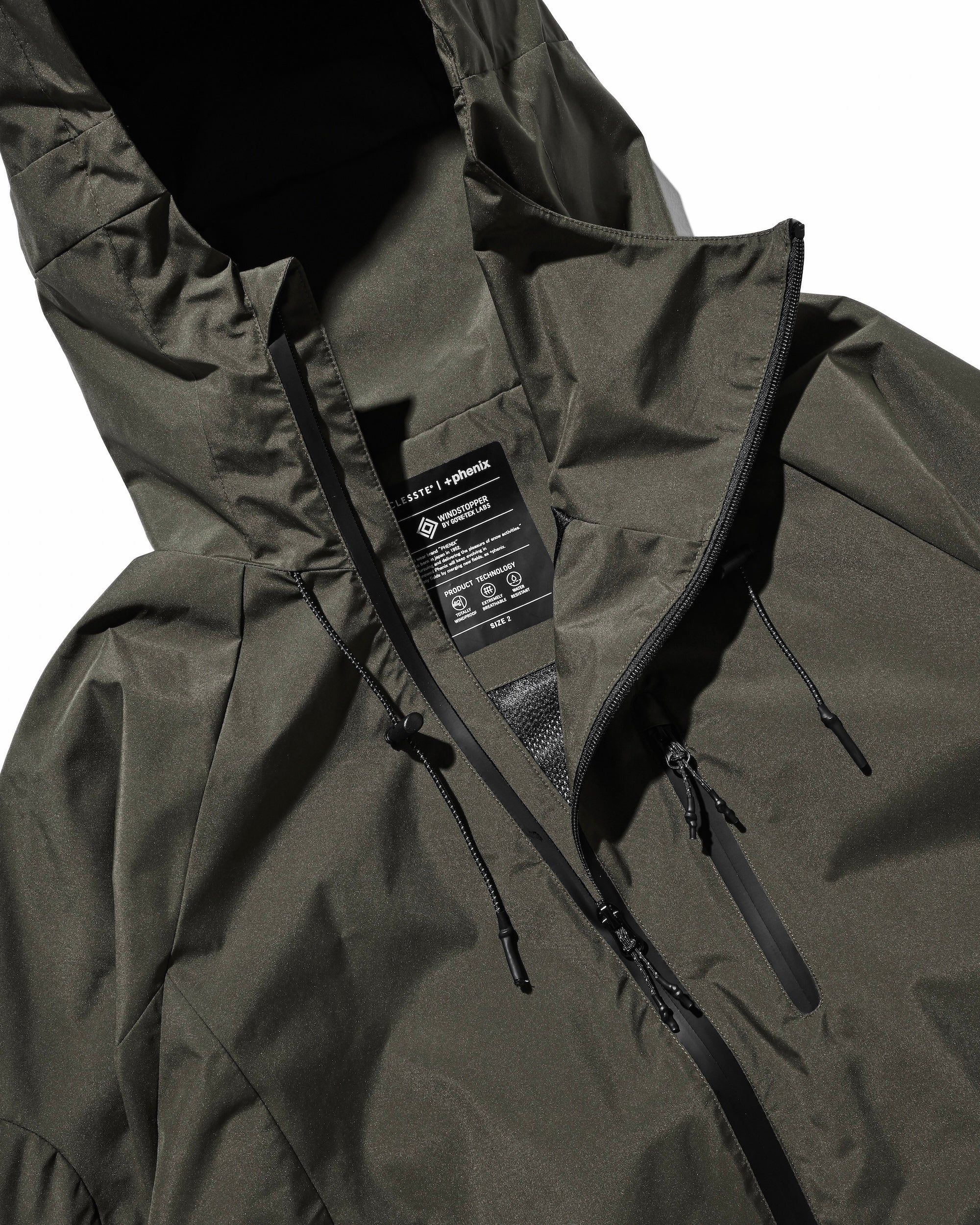 +phenix WINDSTOPPER® by GORE-TEX LABS CITY MOUNTAIN JACKET (ASPHALT GRAY)