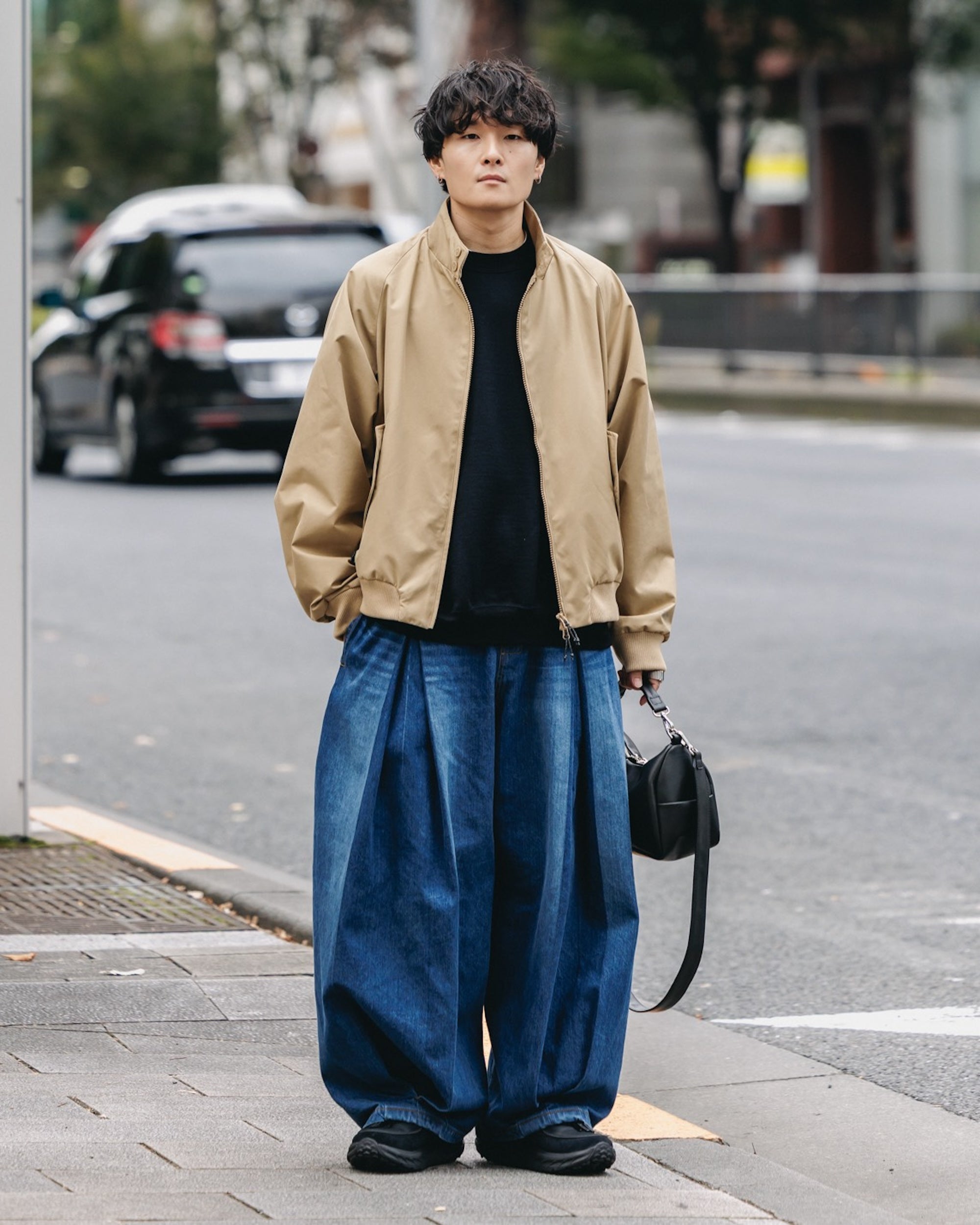 +phenix WINDSTOPPER® by GORE-TEX LABS TWILL CITY HARRINGTON JACKET (CARAMEL BEIGE)