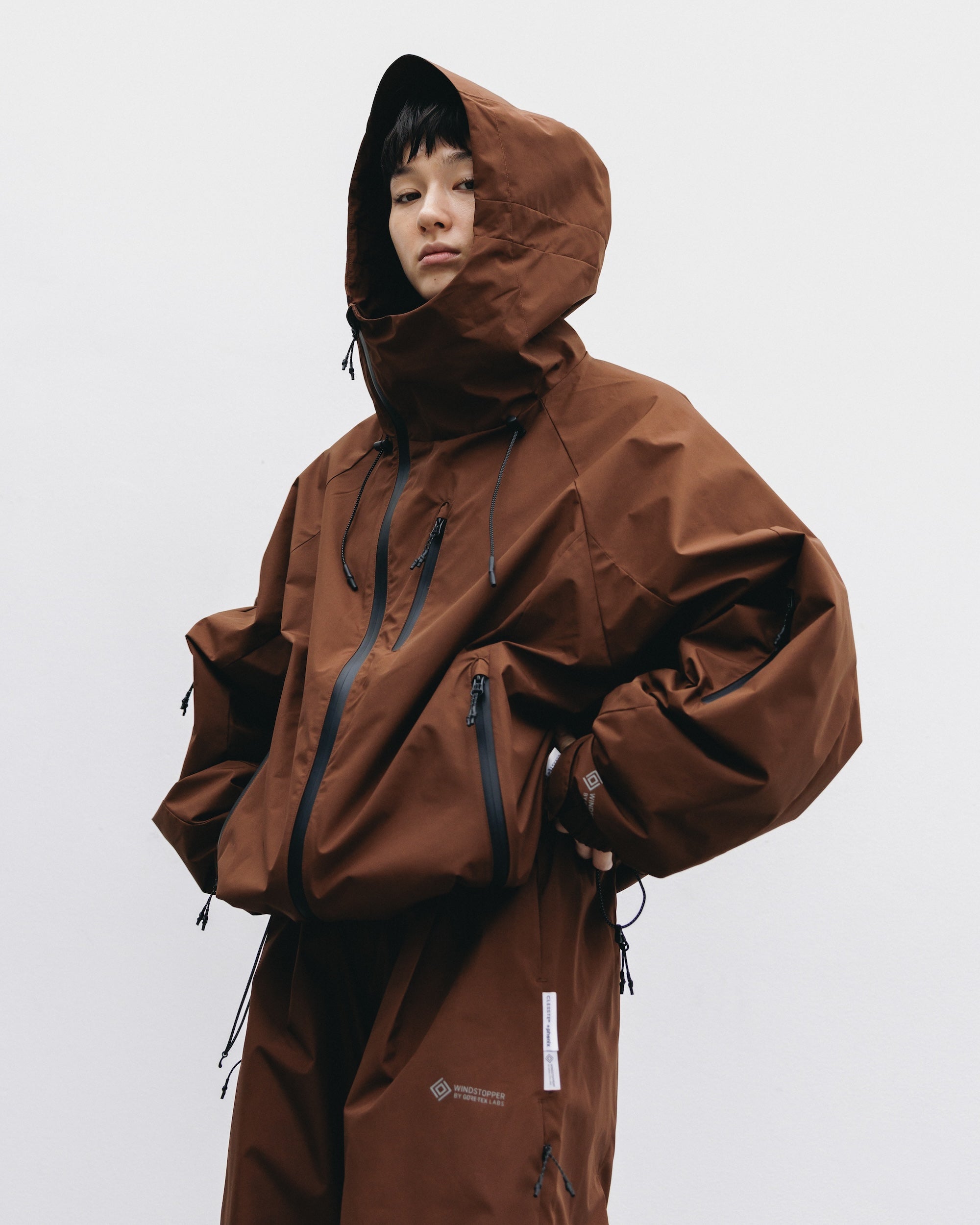 +phenix WINDSTOPPER® by GORE-TEX LABS CITY MOUNTAIN JACKET (CHOCOLATE BROWN)
