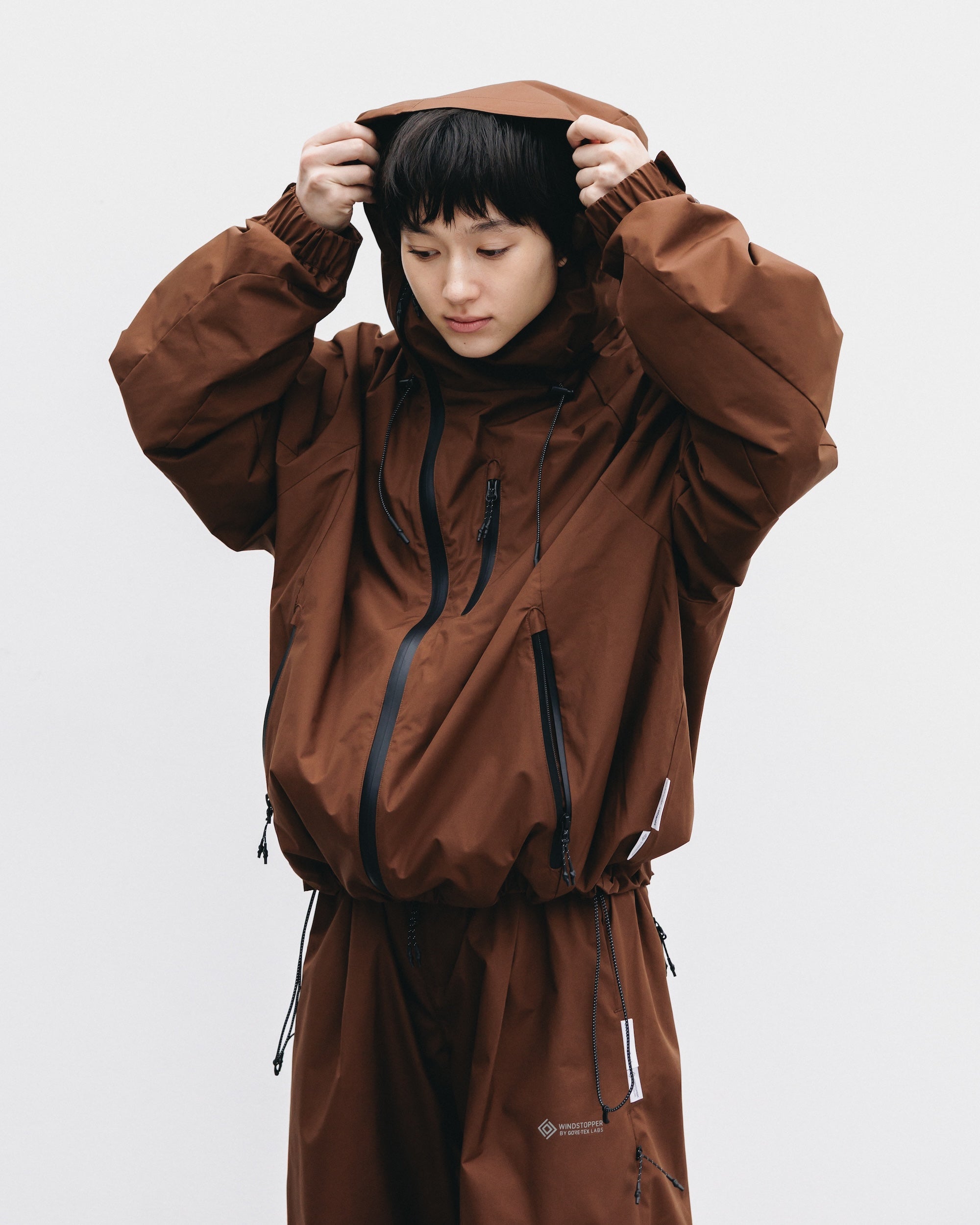+phenix WINDSTOPPER® by GORE-TEX LABS CITY MOUNTAIN JACKET (CHOCOLATE BROWN)