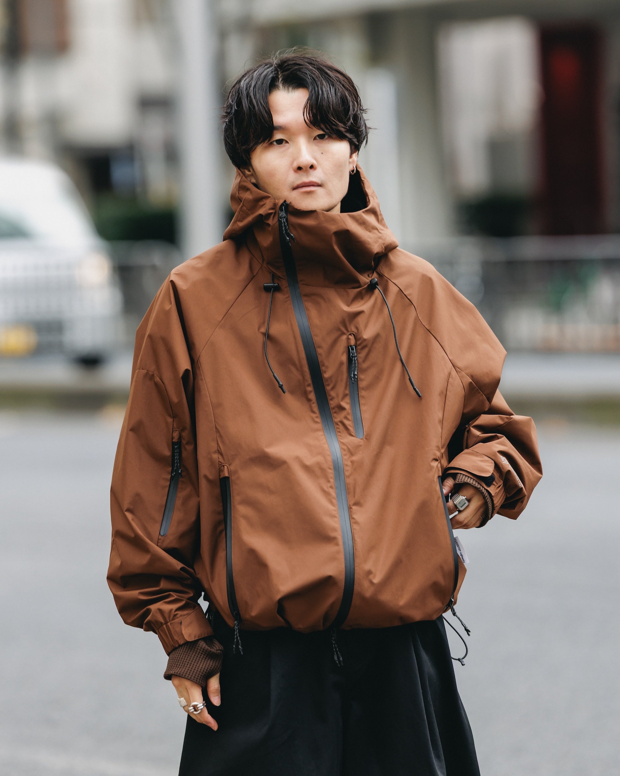 +phenix WINDSTOPPER® by GORE-TEX LABS CITY MOUNTAIN JACKET (CHOCOLATE BROWN)