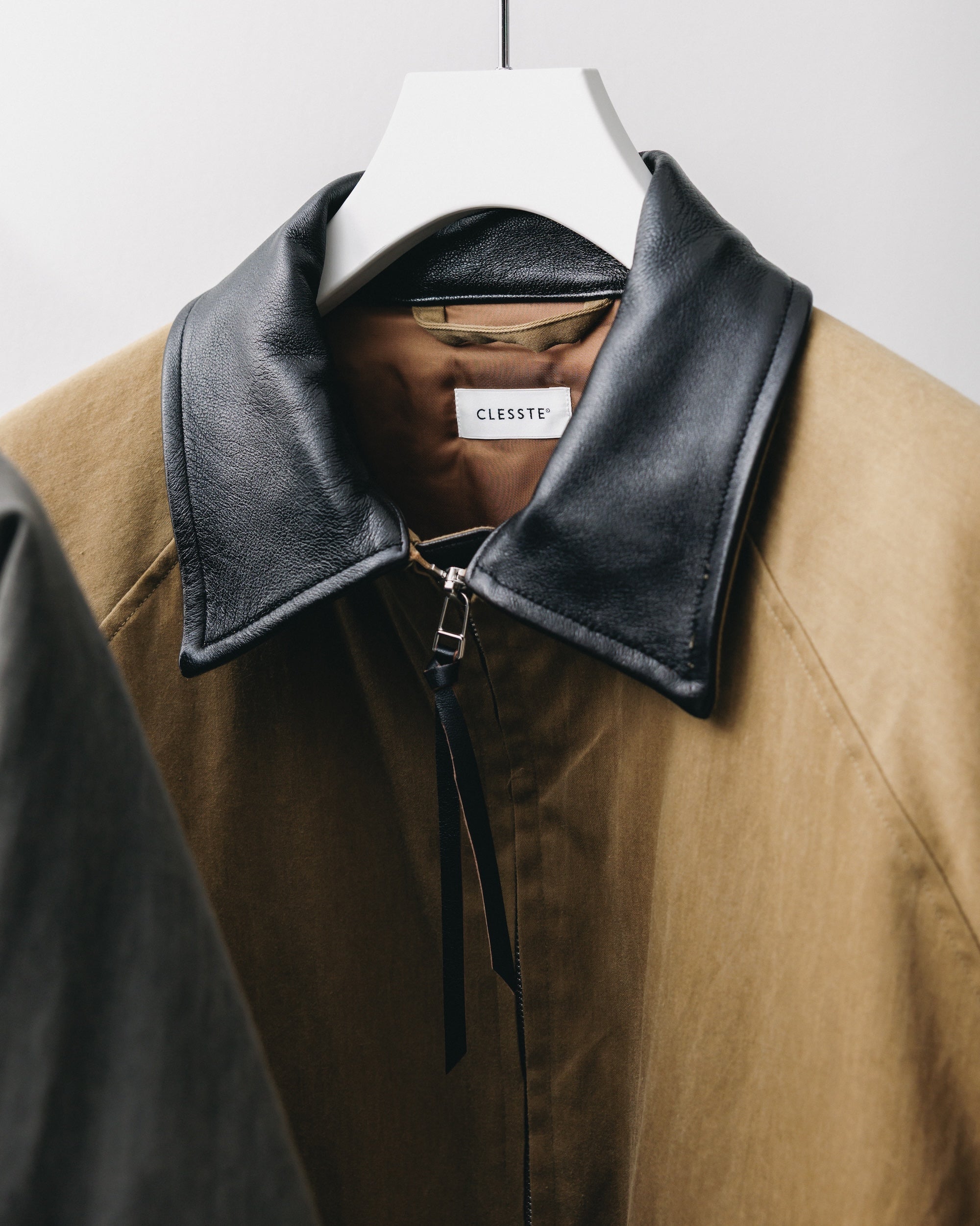 VINTAGE EFFECT PADDED CITY UTILITY JACKET (BEIGE)