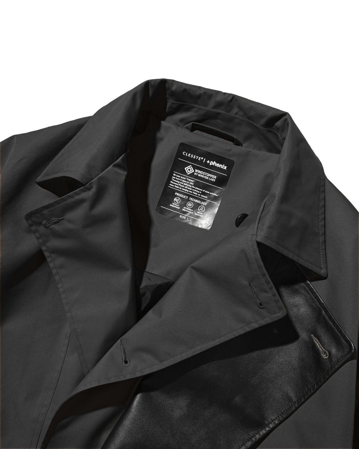 【10.24 SAT 20:00- IN STOCK】 +phenix WINDSTOPPER® by GORE-TEX LABS TWILL CITY DOUBLE FLAP JACKET (SHADOW GRAY)