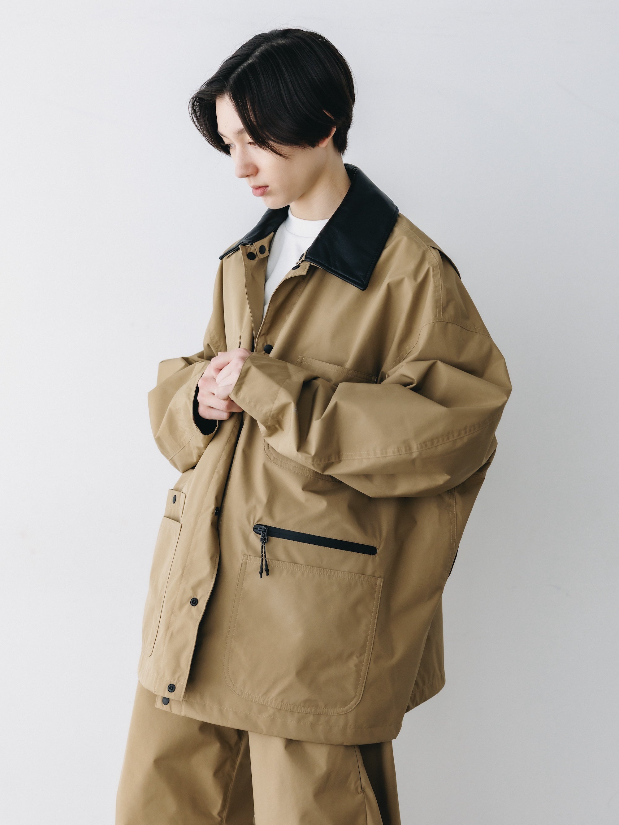 +phenix WINDSTOPPER® BY GORE-TEX LABS CITY STORAGE COVERALL JACKET (CAMEL BEIGE)