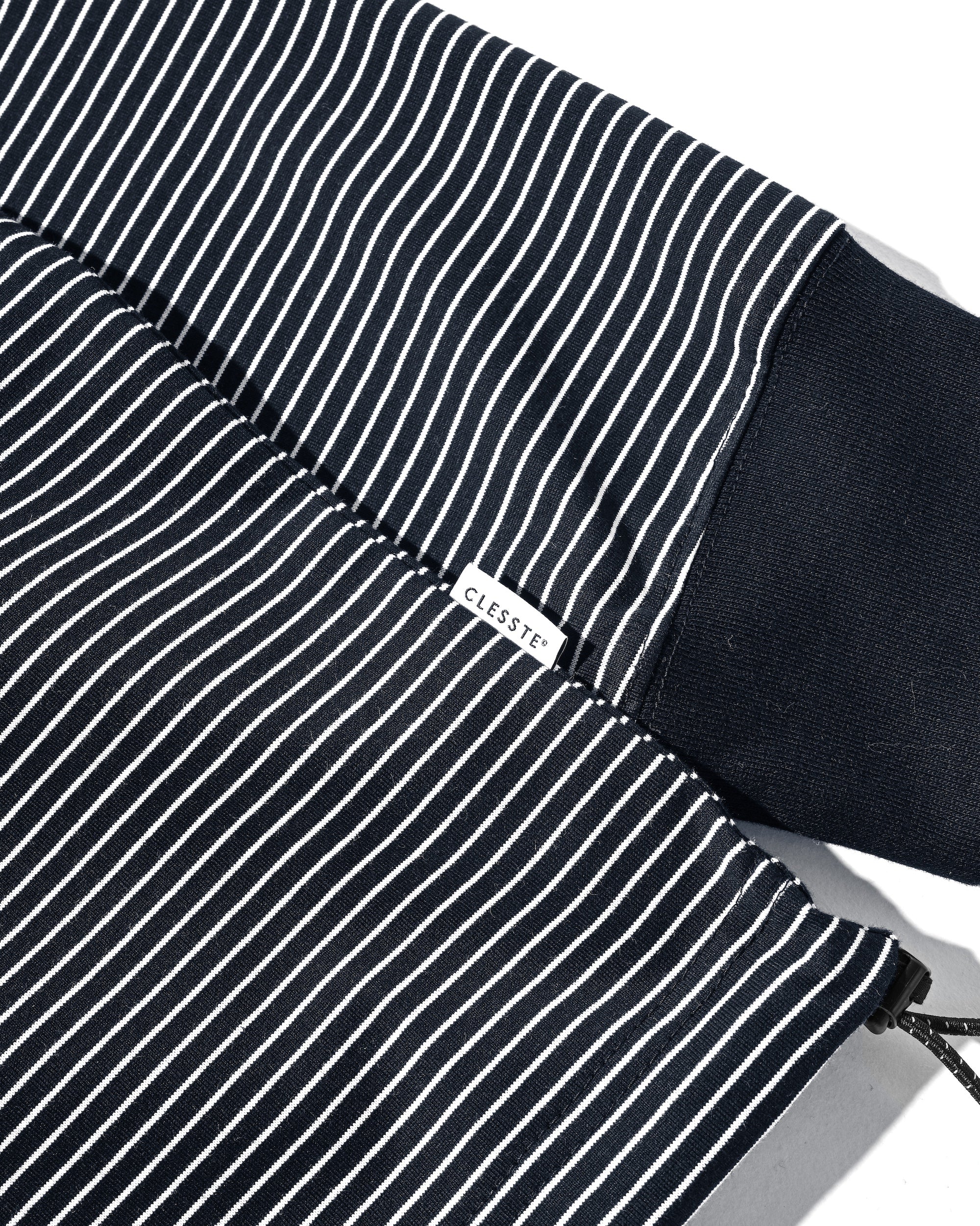 【2.28 SAT 20:00- IN STOCK】"C×CONCEPT" STRIPED L/S T-SHIRT WITH DRAWSTRINGS (NAVY×WHITE)