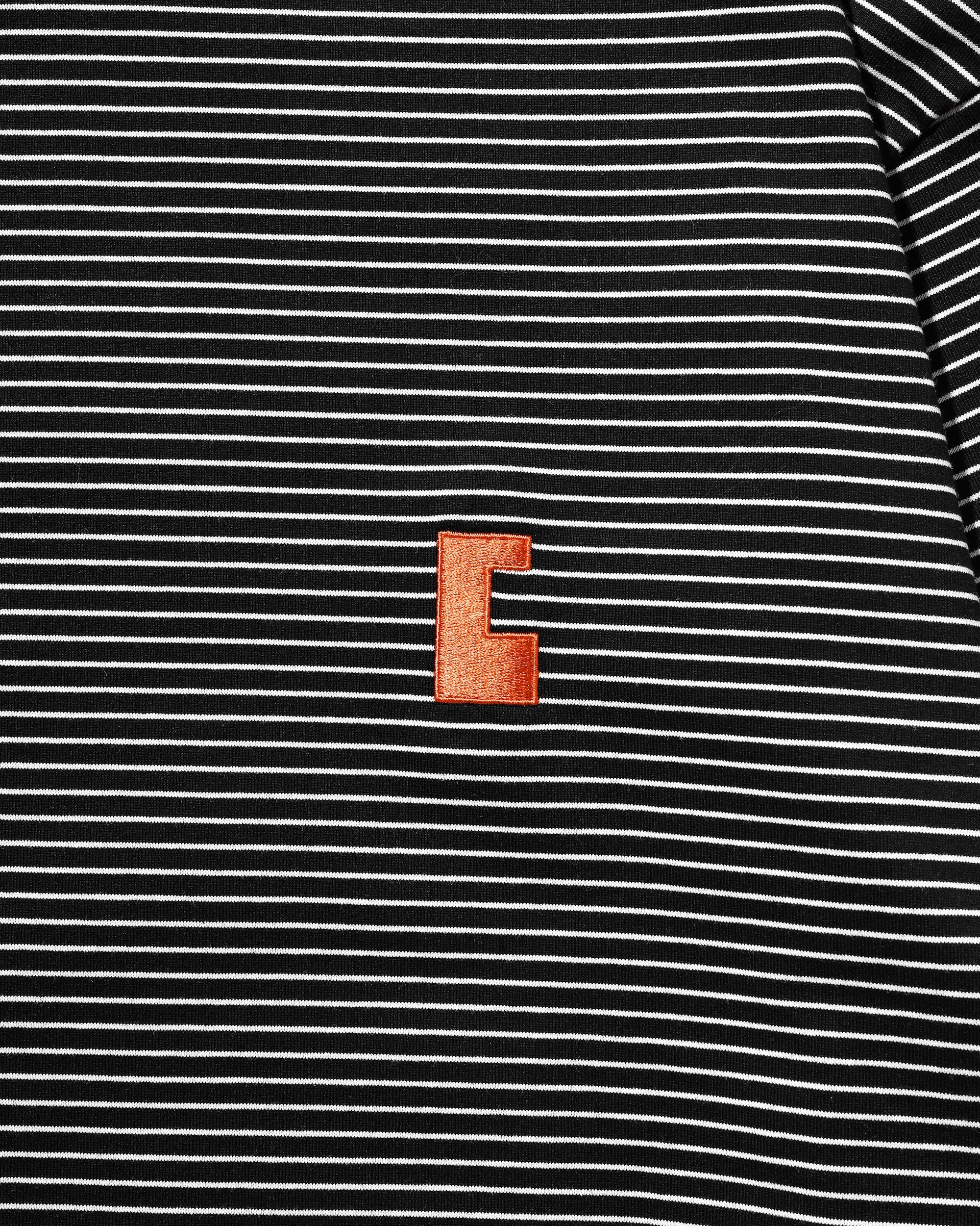 【10.15 WED 20:00- IN STOCK】"C"STRIPED L/S T-SHIRT WITH DRAWSTRINGS FOR YGM (BLACK×WHITE)