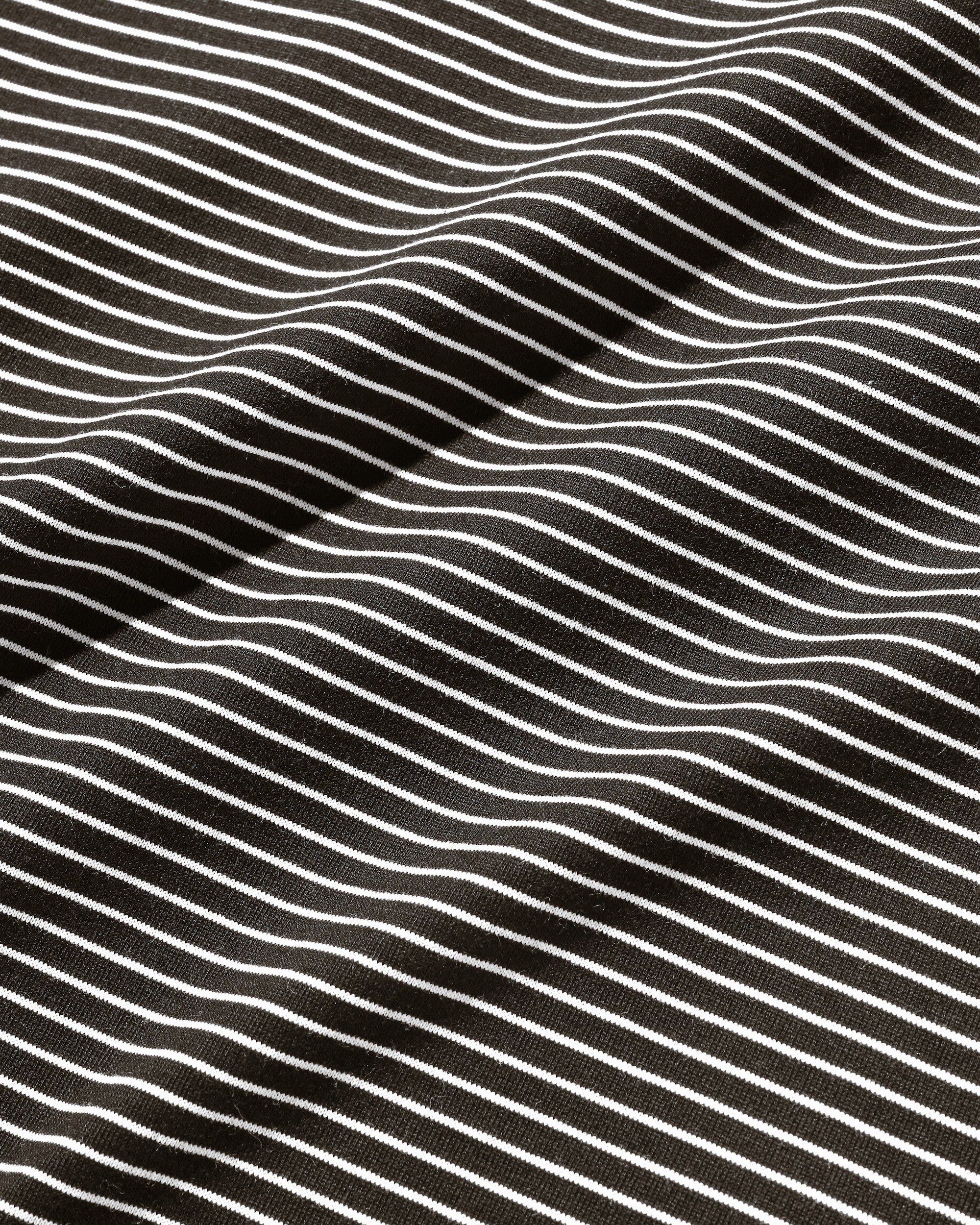 【10.15 WED 20:00- IN STOCK】"C"STRIPED L/S T-SHIRT WITH DRAWSTRINGS FOR YGM (BROWN×WHITE)