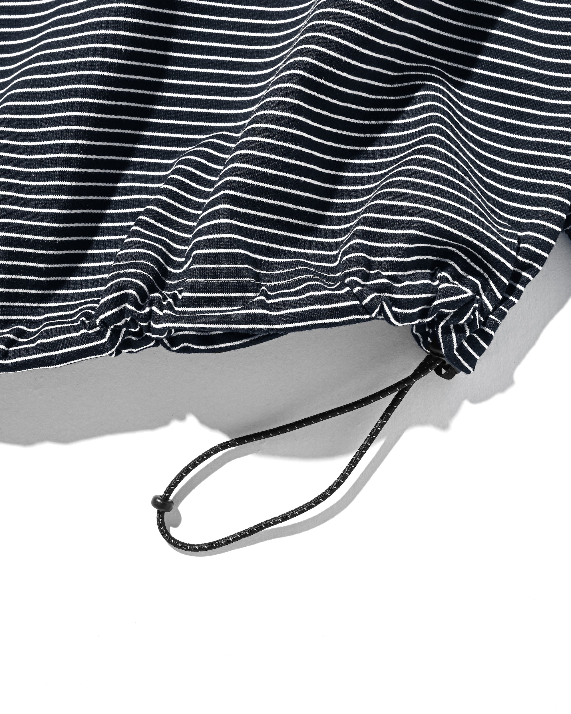 【10.15 WED 20:00- IN STOCK】"C"STRIPED L/S T-SHIRT WITH DRAWSTRINGS FOR YGM (NAVY×WHITE)