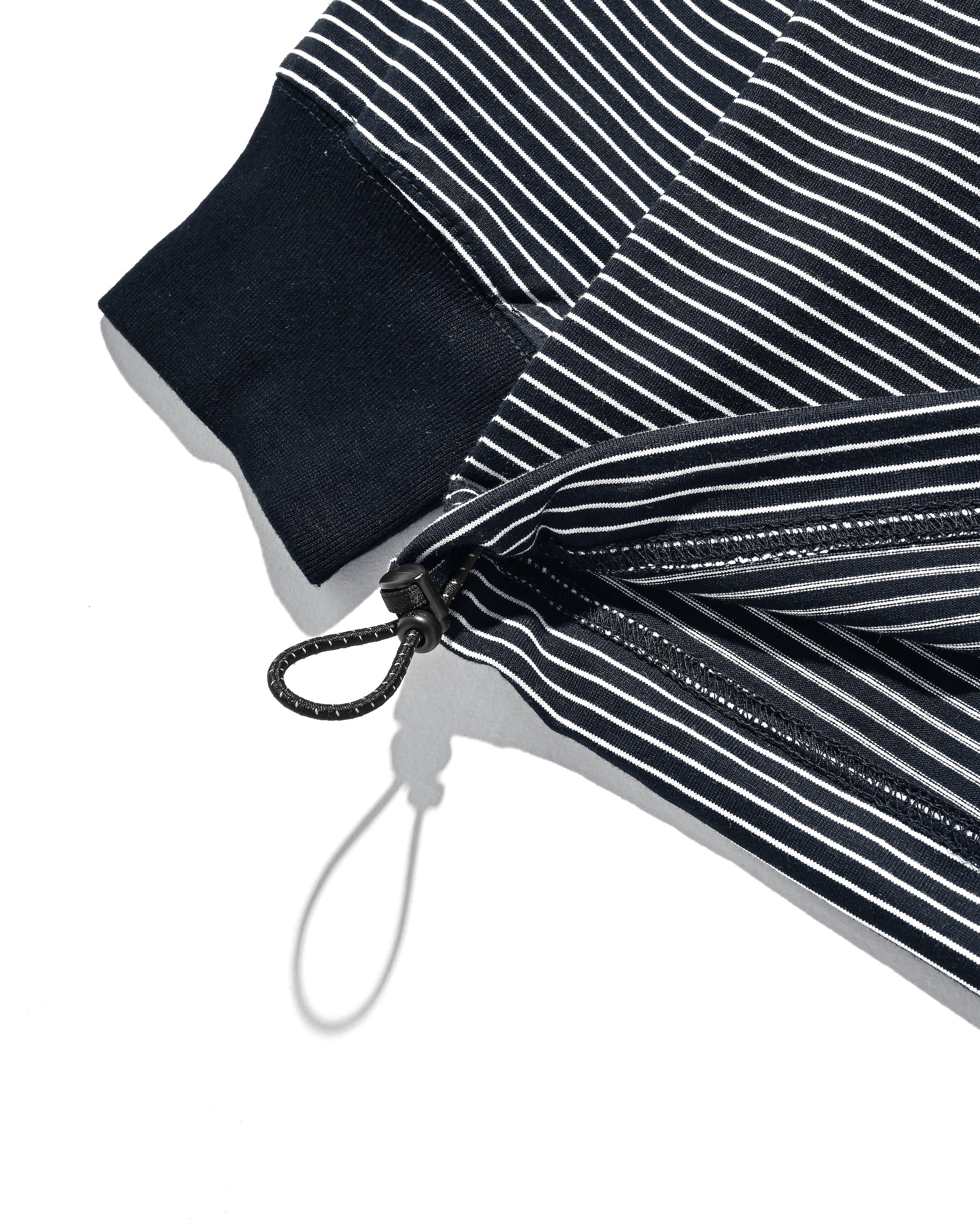 【10.15 WED 20:00- IN STOCK】"C"STRIPED L/S T-SHIRT WITH DRAWSTRINGS FOR YGM (NAVY×WHITE)