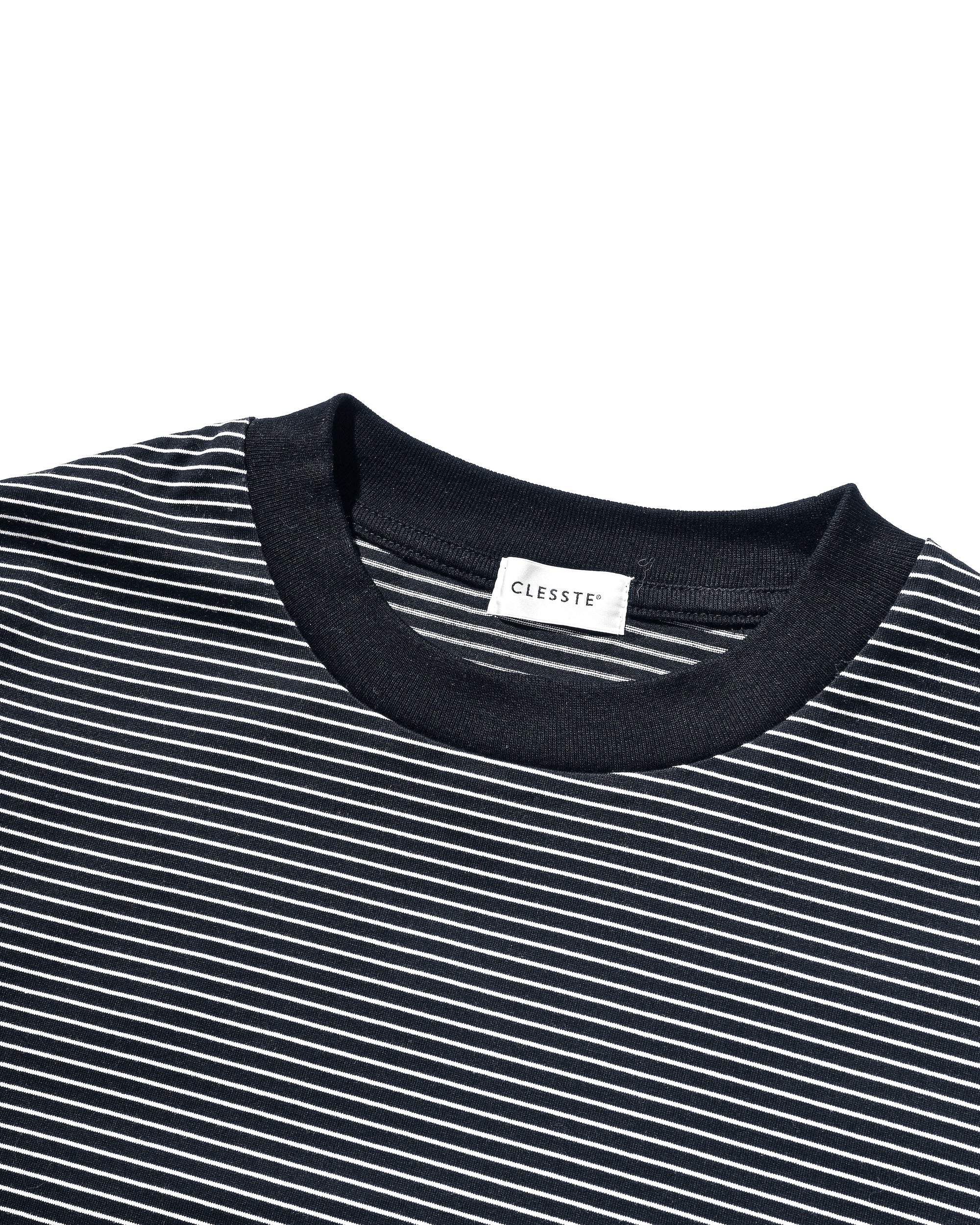 【10.15 WED 20:00- IN STOCK】"C"STRIPED L/S T-SHIRT WITH DRAWSTRINGS FOR YGM (NAVY×WHITE)