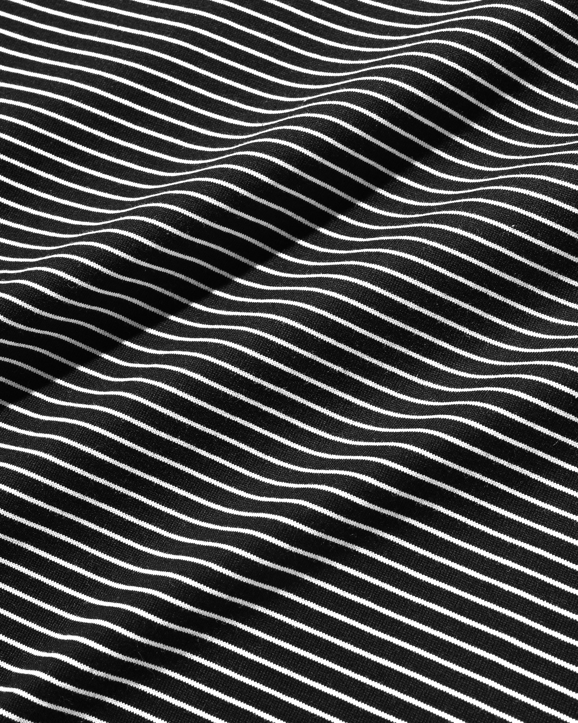 【10.15 WED 20:00- IN STOCK】"C"STRIPED L/S T-SHIRT WITH DRAWSTRINGS FOR YGM (BLACK×WHITE)