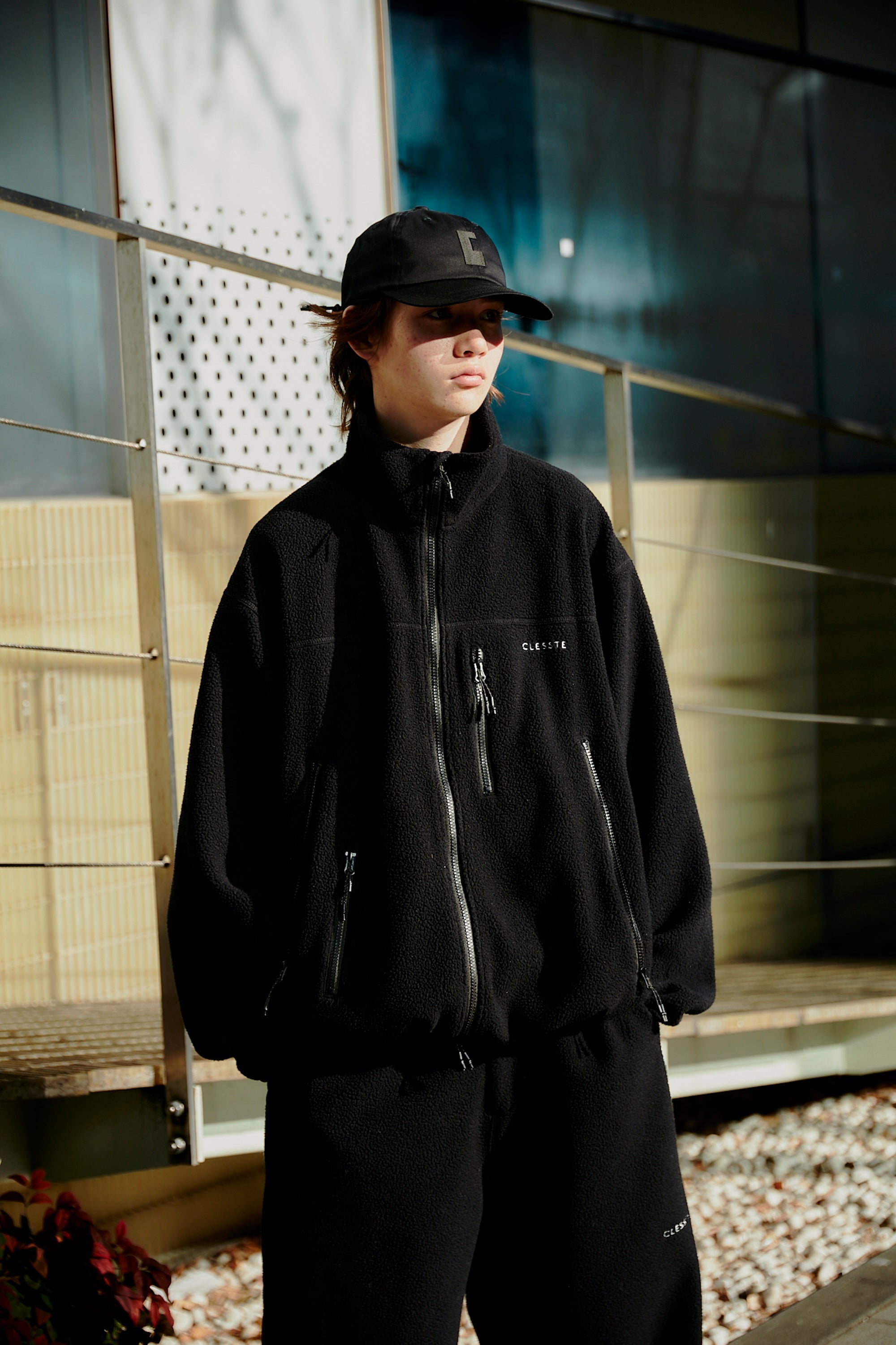 "C"ACTIVE CITY CAP 003 (BLACK×BLACK)