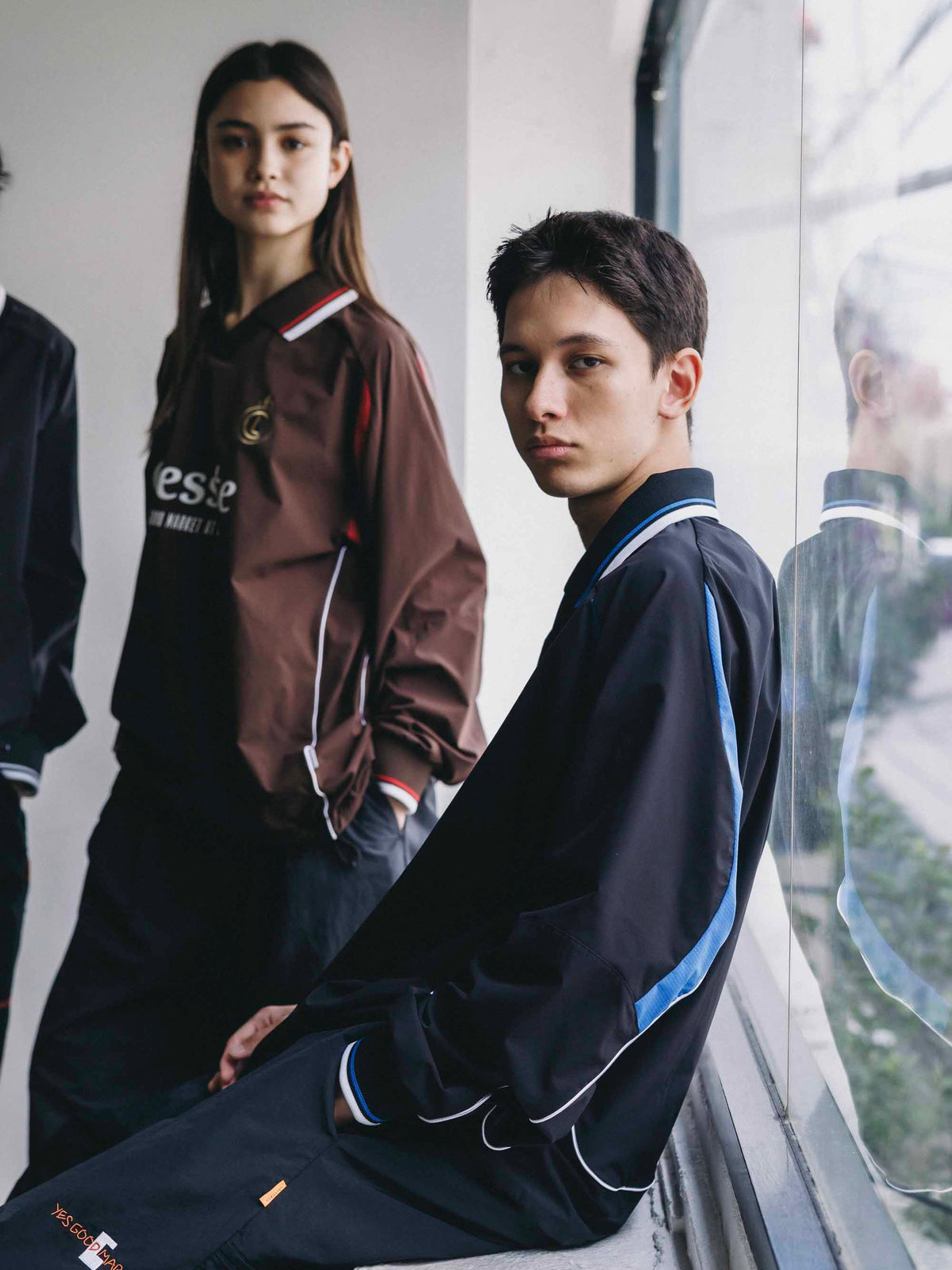 【10.4 SUN 20:00- IN STOCK】【LIMITED】 “YES GOOD MARKET" ACTIVE CITY L/S GAME SHIRT (BLACK)