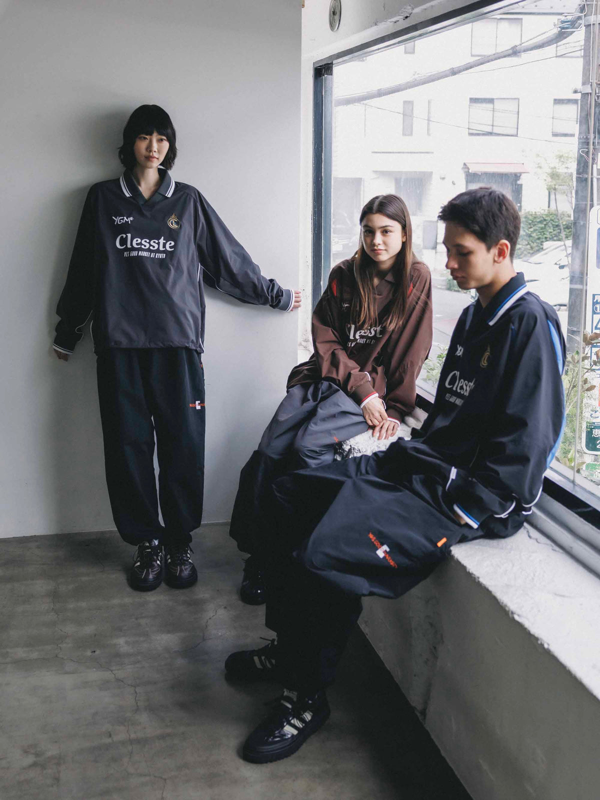 【10.4 SUN 20:00- IN STOCK】【LIMITED】 “YES GOOD MARKET" ACTIVE CITY L/S GAME SHIRT (GRAY)