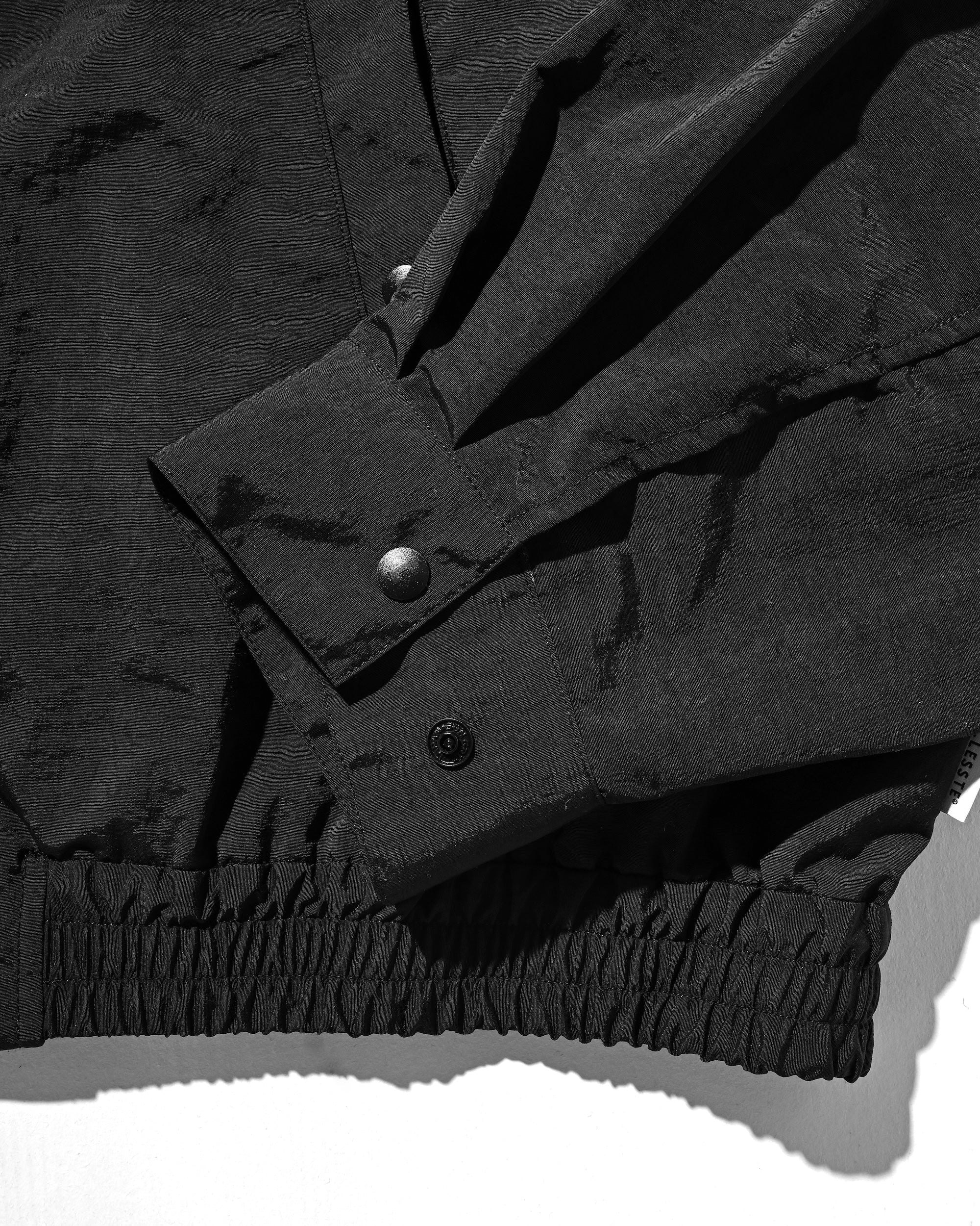 【10.15 WED 20:00- IN STOCK】WATER REPELLENT NYLON CITY UNIFORM UTILITY JACKET FOR YGM (BLACK×WHITE)