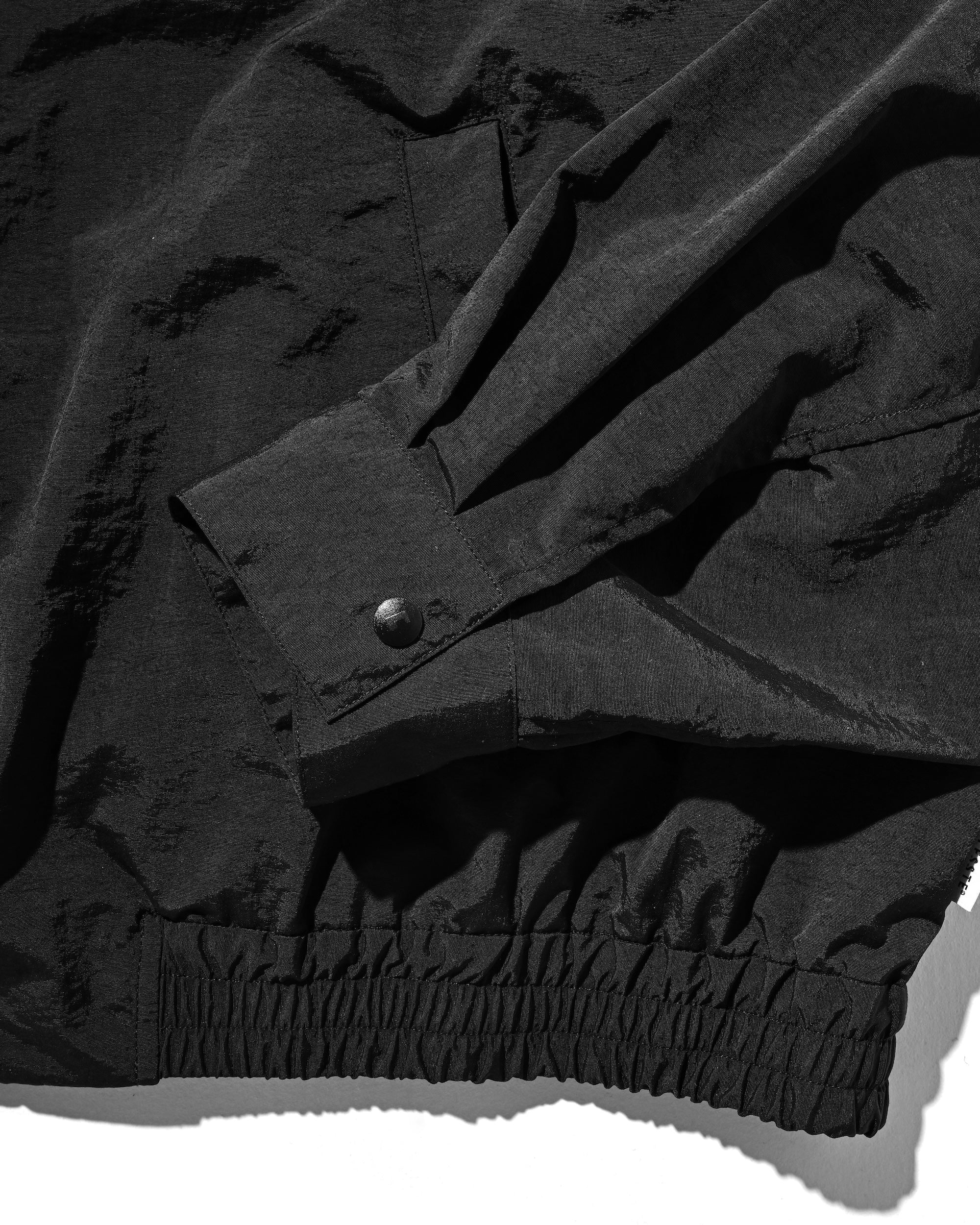 【10.15 WED 20:00- IN STOCK】WATER REPELLENT NYLON CITY UNIFORM UTILITY JACKET FOR YGM (BLACK×WHITE)