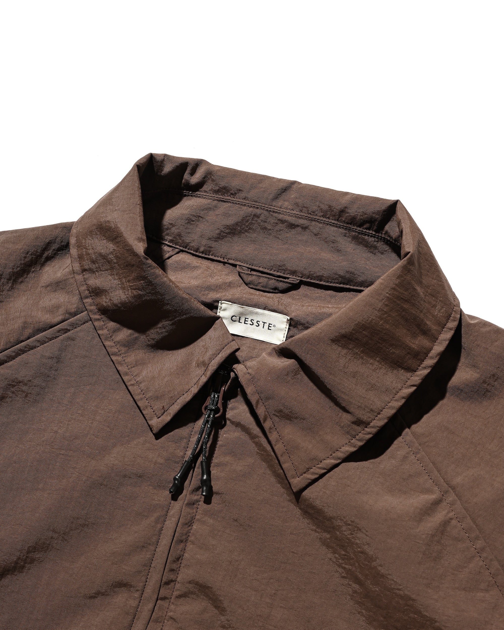 【10.15 WED 20:00- IN STOCK】WATER REPELLENT NYLON CITY UNIFORM UTILITY JACKET FOR YGM (BROWN×ORANGE)