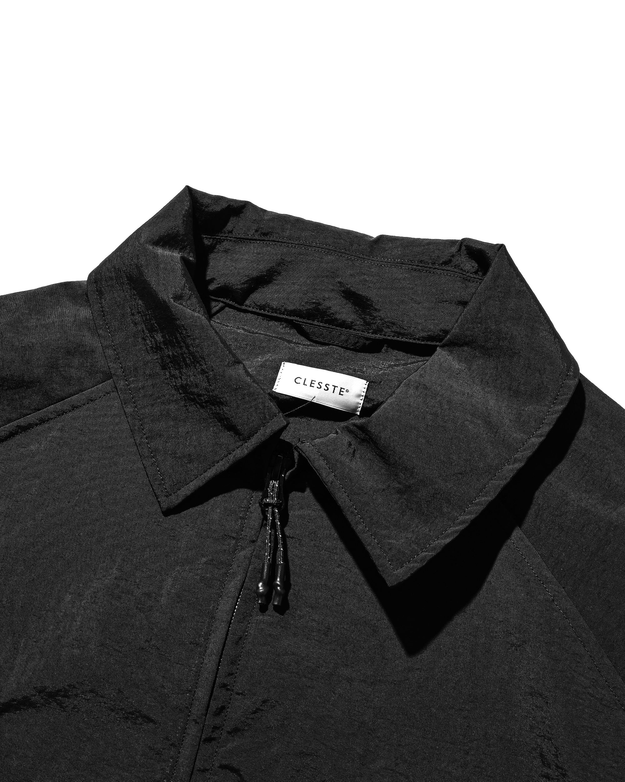 【10.15 WED 20:00- IN STOCK】WATER REPELLENT NYLON CITY UNIFORM UTILITY JACKET FOR YGM (BLACK×BLACK)