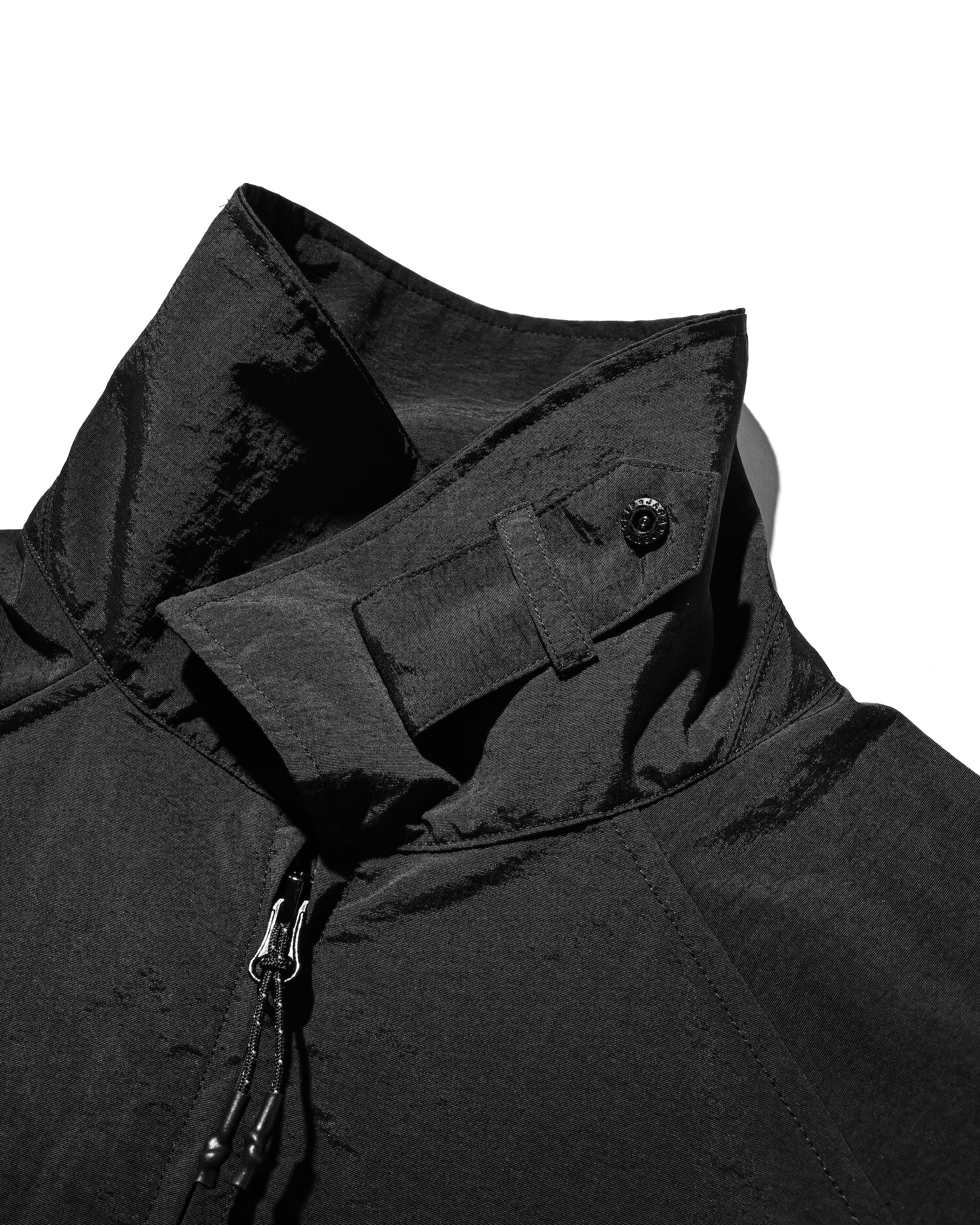 【10.15 WED 20:00- IN STOCK】WATER REPELLENT NYLON CITY UNIFORM UTILITY JACKET FOR YGM (BLACK×BLACK)