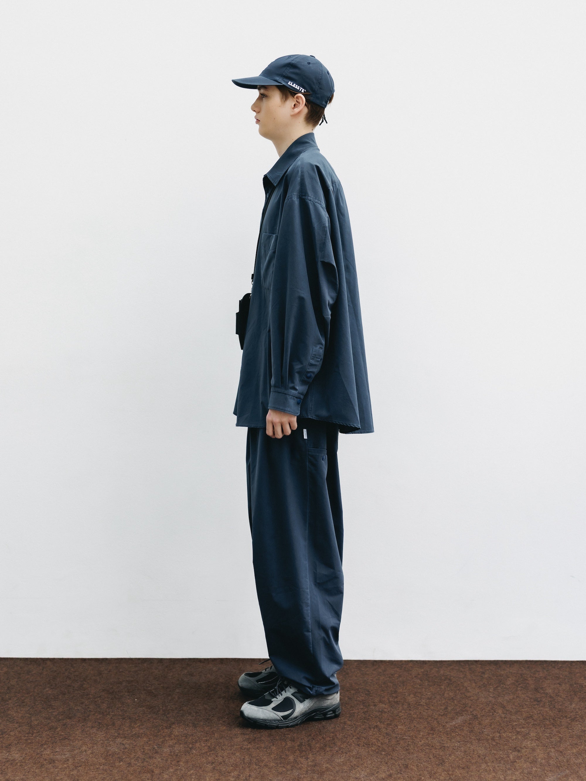 VINTAGE EFFECT COOLDOTS® CITY UNIFORM L/S SHIRT (NAVY)