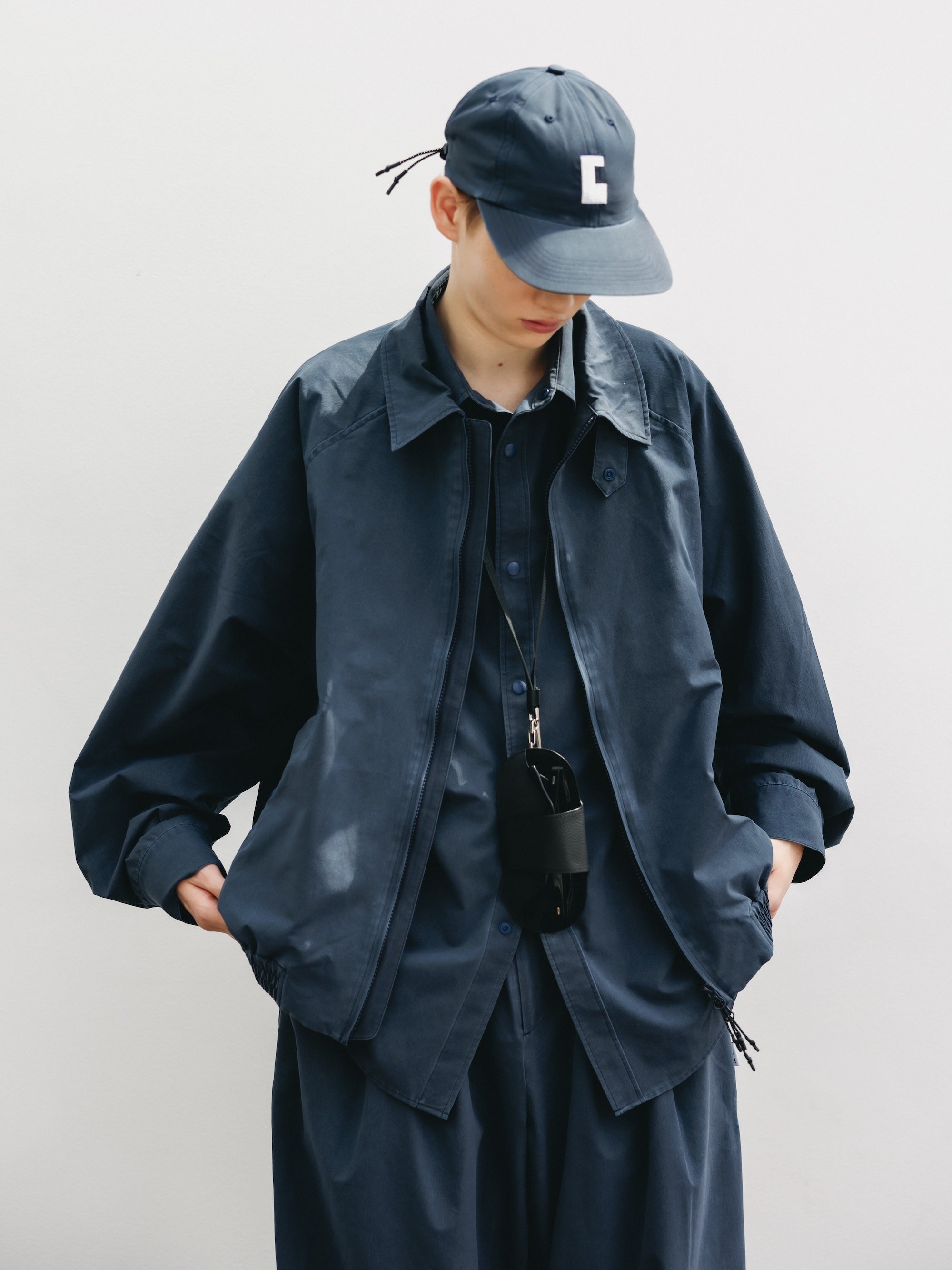 VINTAGE EFFECT COOLDOTS® CITY UTILITY JACKET (NAVY)