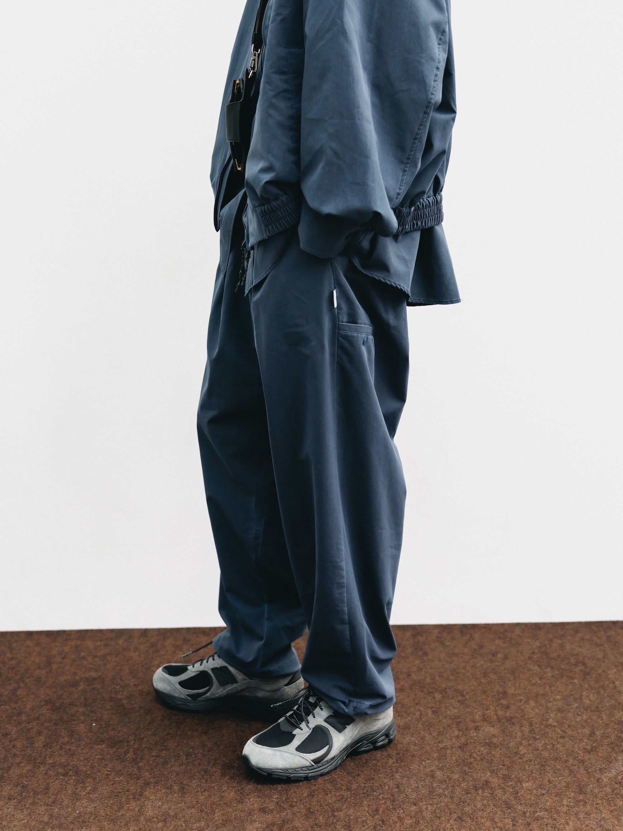 VINTAGE EFFECT COOLDOTS® CITY UNIFORM WIDE TAPERED PANTS (NAVY)