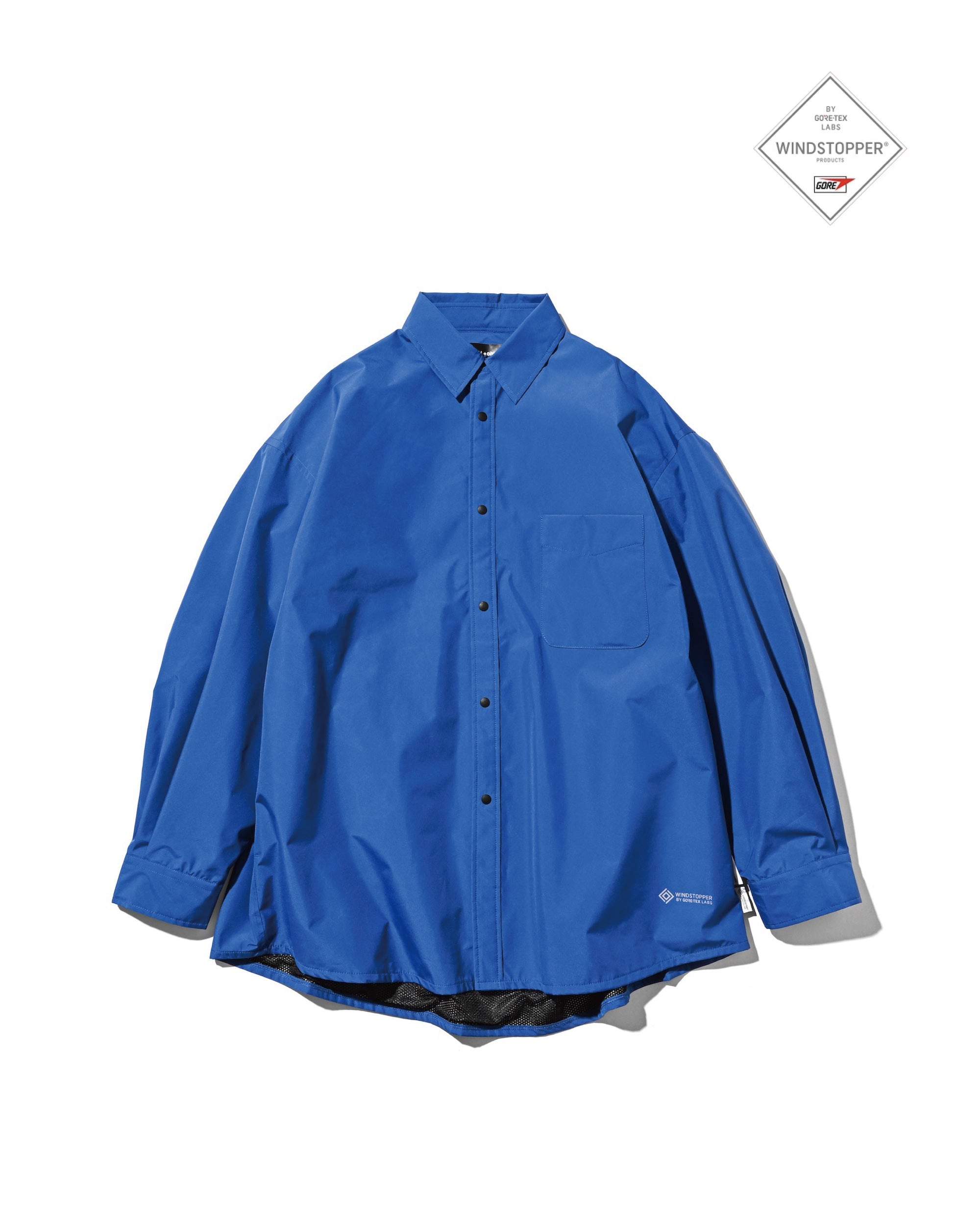 【4.8 WED 20:00- IN STOCK】+phenix WINDSTOPPER® by GORE-TEX LABS CITY UNIFORM L/S SHIRT (BLUE)