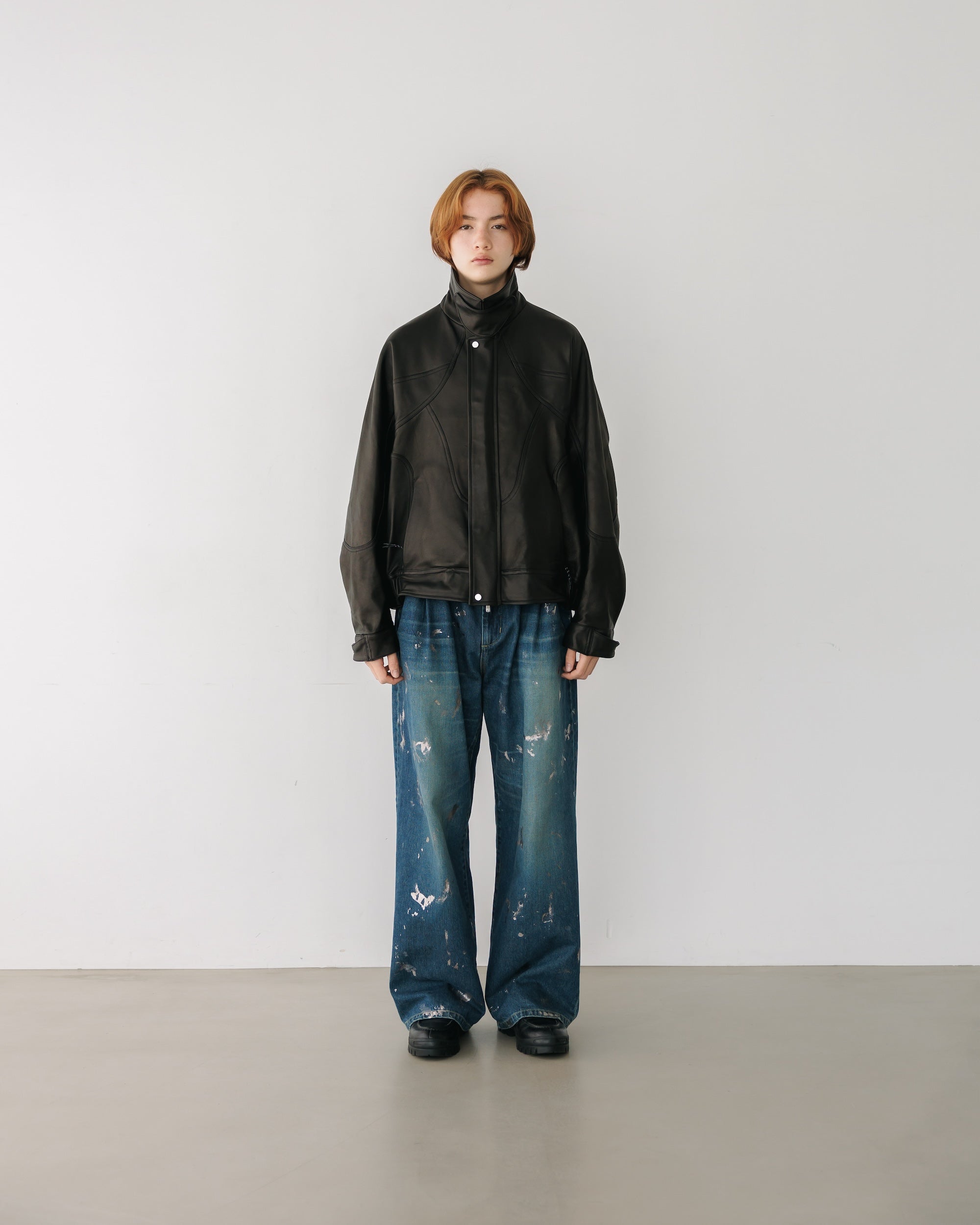 clesste / WOOL GABARDINE FUTURE JACKET