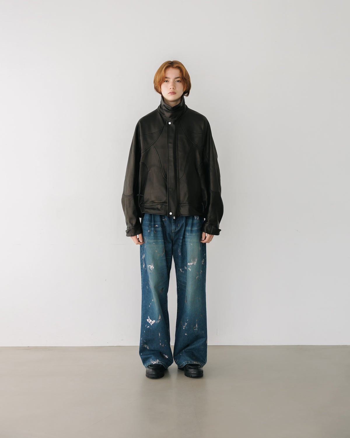clesste / WOOL GABARDINE FUTURE JACKET