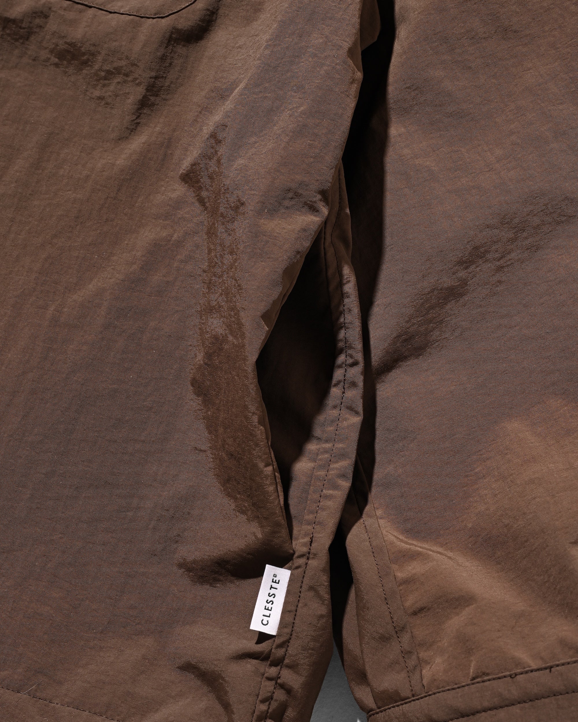 【10.15 WED 20:00- IN STOCK】WATER REPELLENT NYLON CITY UNIFORM L/S PULLOVER SHIRT FOR YGM (BROWN×ORANGE)