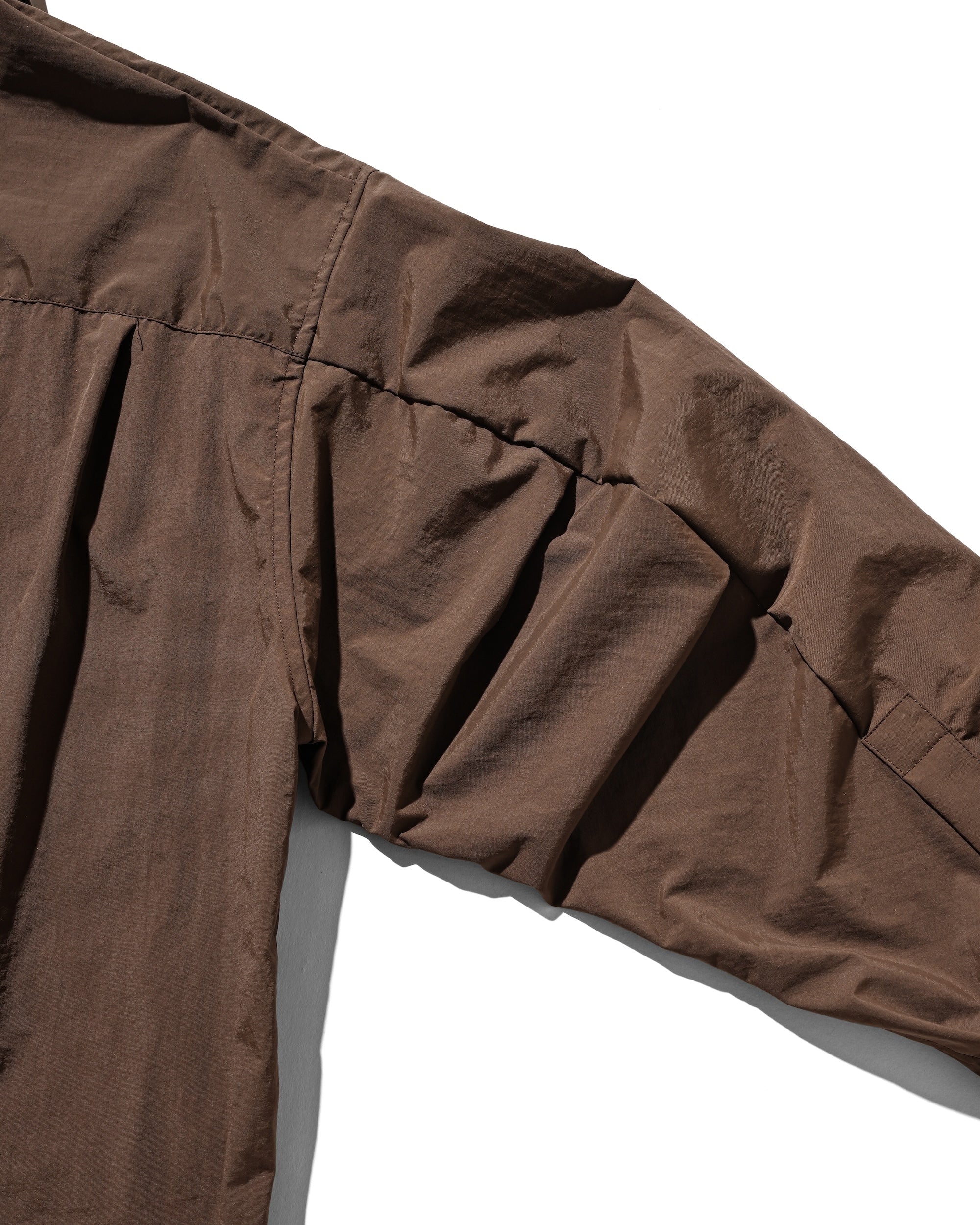 【10.15 WED 20:00- IN STOCK】WATER REPELLENT NYLON CITY UNIFORM L/S PULLOVER SHIRT FOR YGM (BROWN×ORANGE)