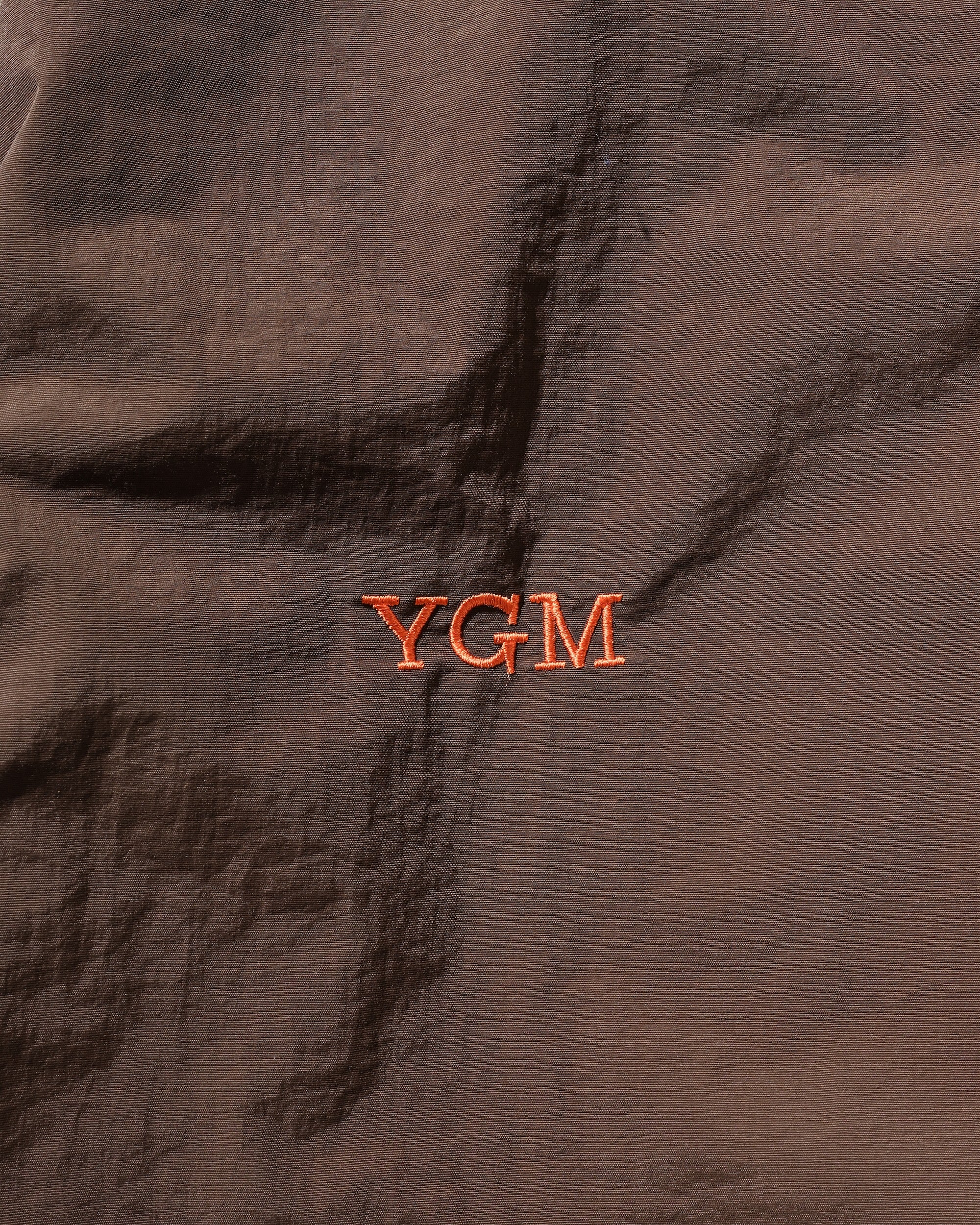 【10.15 WED 20:00- IN STOCK】WATER REPELLENT NYLON CITY UNIFORM L/S PULLOVER SHIRT FOR YGM (BROWN×ORANGE)