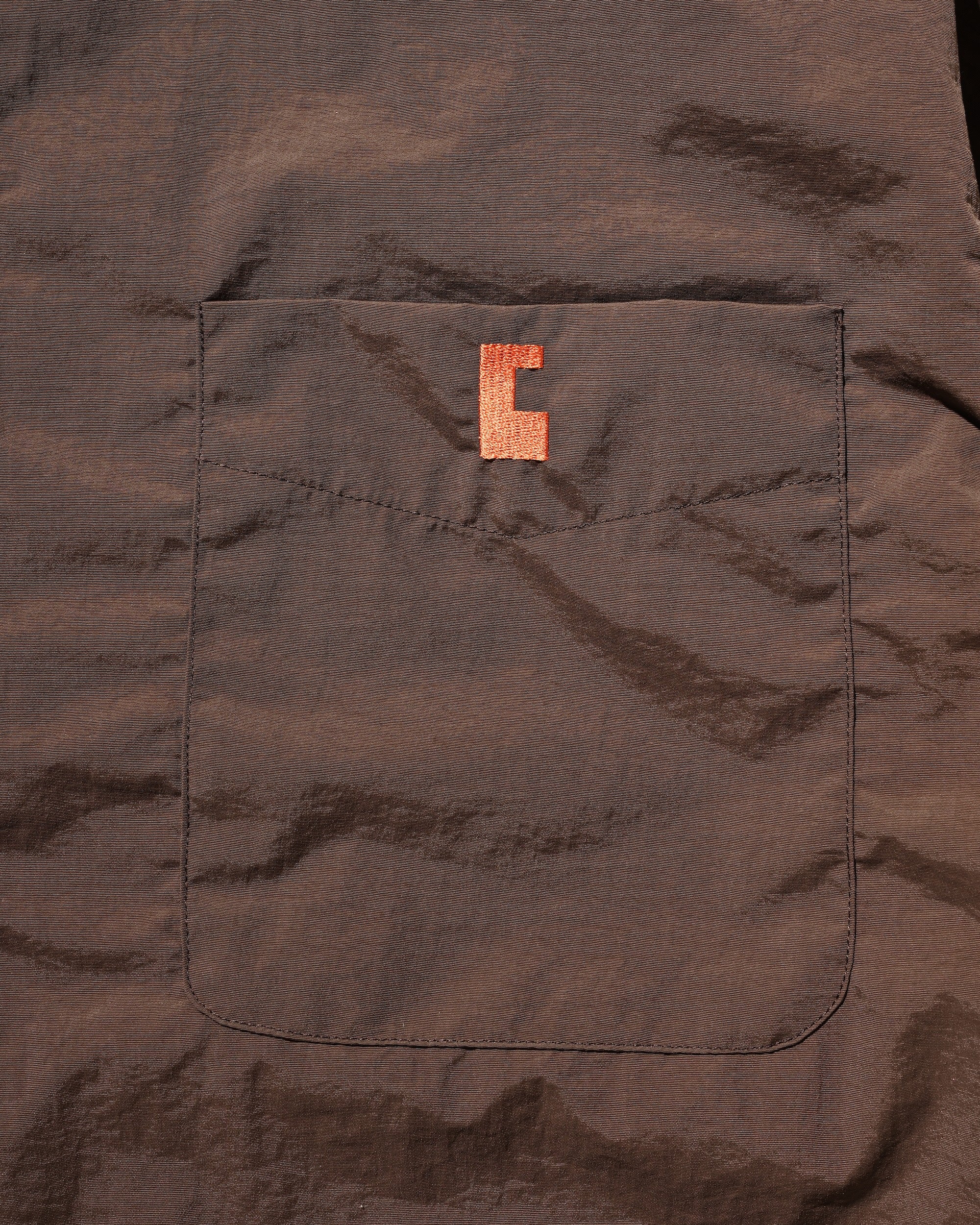 【10.15 WED 20:00- IN STOCK】WATER REPELLENT NYLON CITY UNIFORM L/S PULLOVER SHIRT FOR YGM (BROWN×ORANGE)